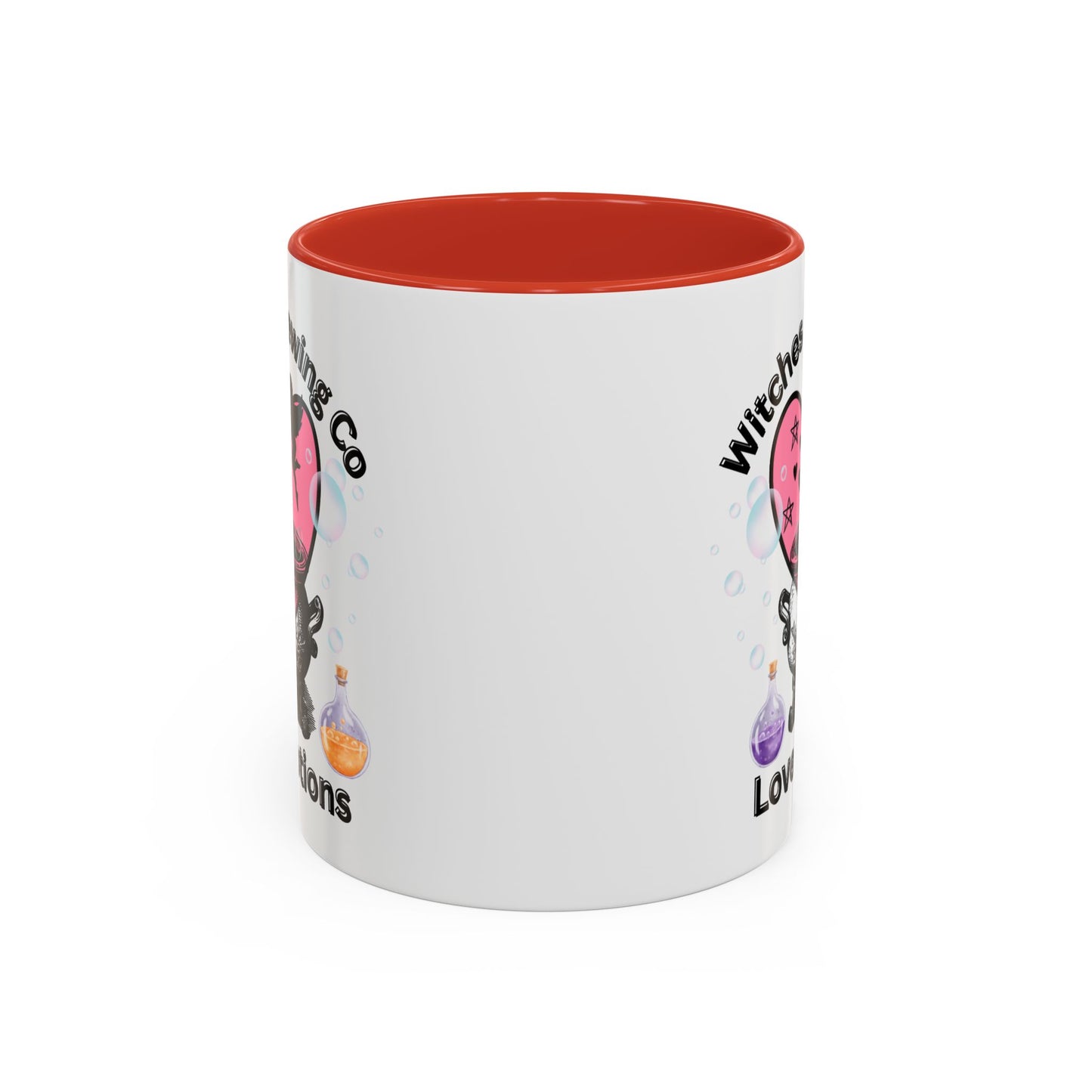 Witches Brewing Co Love Potions Mug | Witchcraft Coffee Mug | Witchy Anniversary Valentine’s Day Gift | Cupid Mug | Pagan Spells Tea Cup