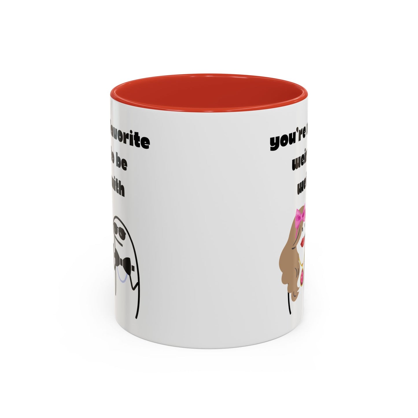 You're My Favorite Weirdo to Be Weird With Mug | Funny Coffee Mug Gift | Valentine’s Day Mug | Anniversary Mug | Boyfriend Girlfriend Mug