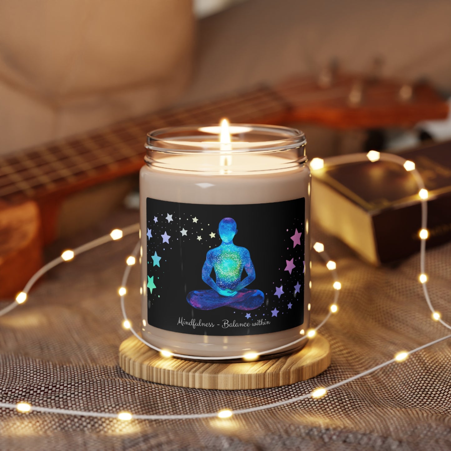 Mindfulness Candle, Meditation Candle, Aromatherapy Candle, Chakra Scented Meditate Candle, Yoga Candle, Meditation Gifts, Yoga Gifts