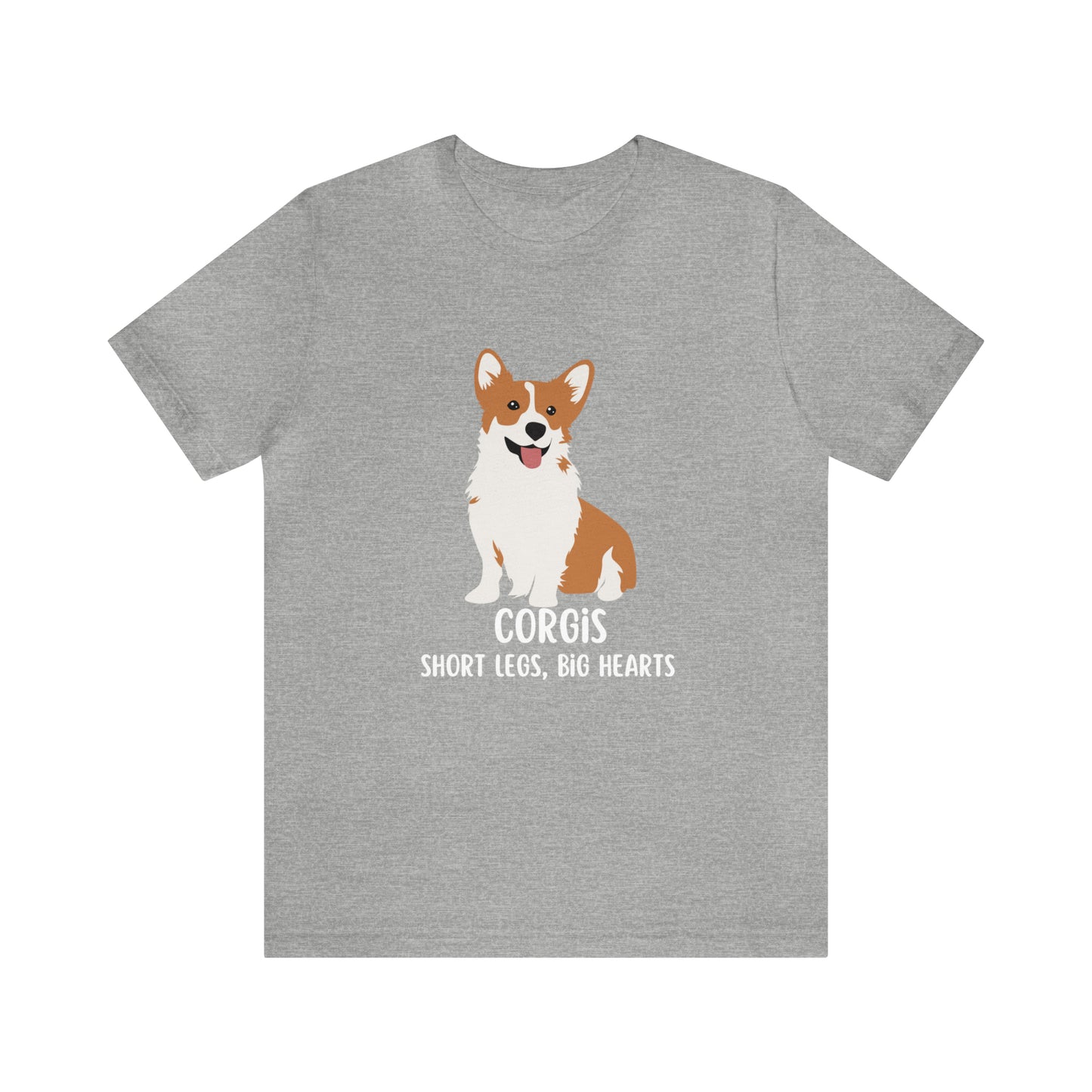 Dog Corgi T-Shirt, Corgis Short Legs Big Hearts Shirt, Corgis Shirt, Corgi T-Shirt, Dog Mom Shirt, Gift For Corgi Owner