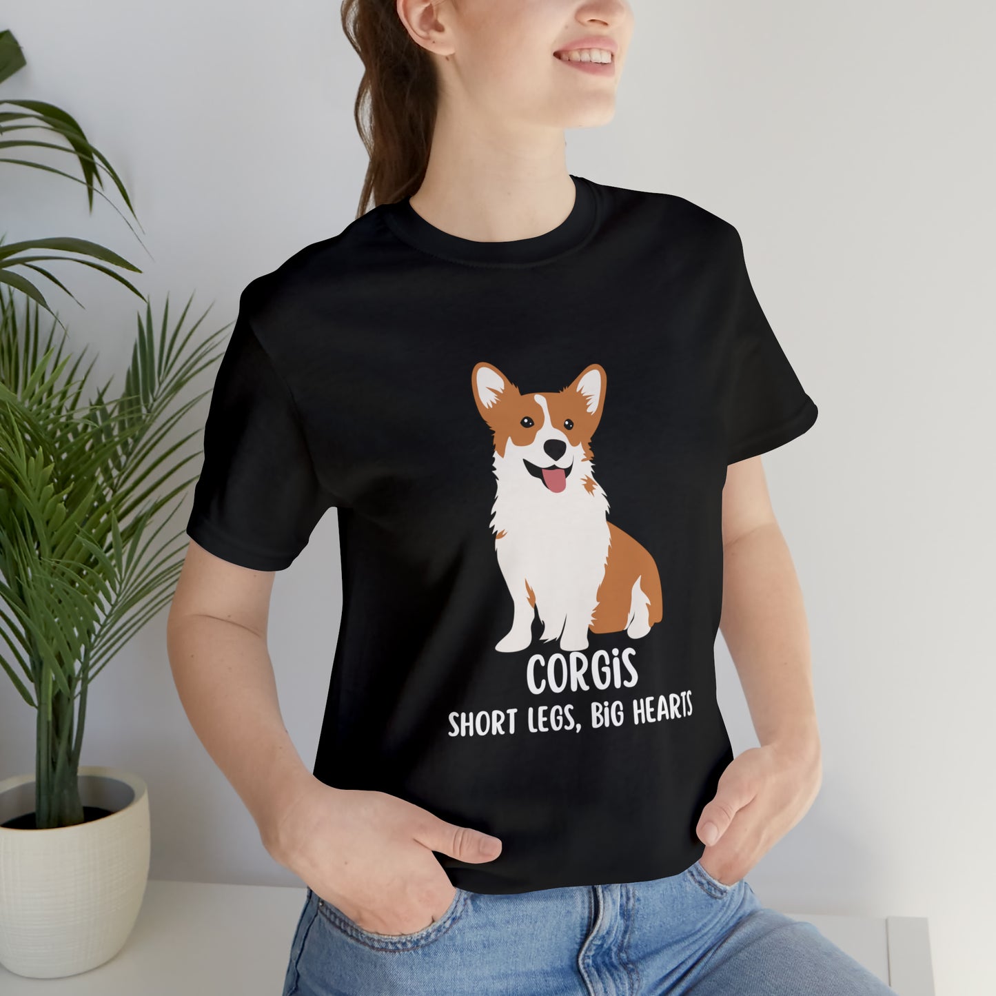 Dog Corgi T-Shirt, Corgis Short Legs Big Hearts Shirt, Corgis Shirt, Corgi T-Shirt, Dog Mom Shirt, Gift For Corgi Owner