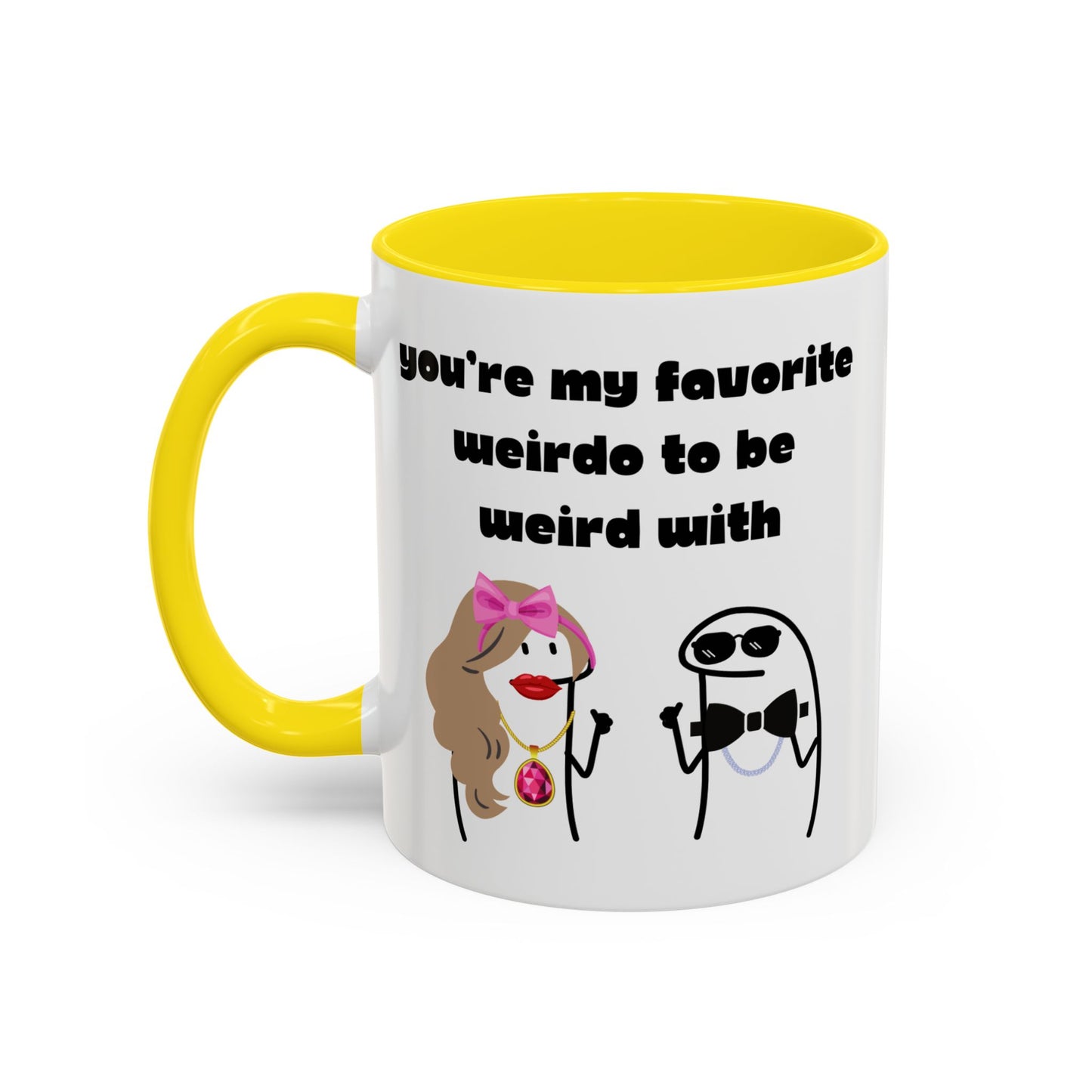 You're My Favorite Weirdo to Be Weird With Mug | Funny Coffee Mug Gift | Valentine’s Day Mug | Anniversary Mug | Boyfriend Girlfriend Mug