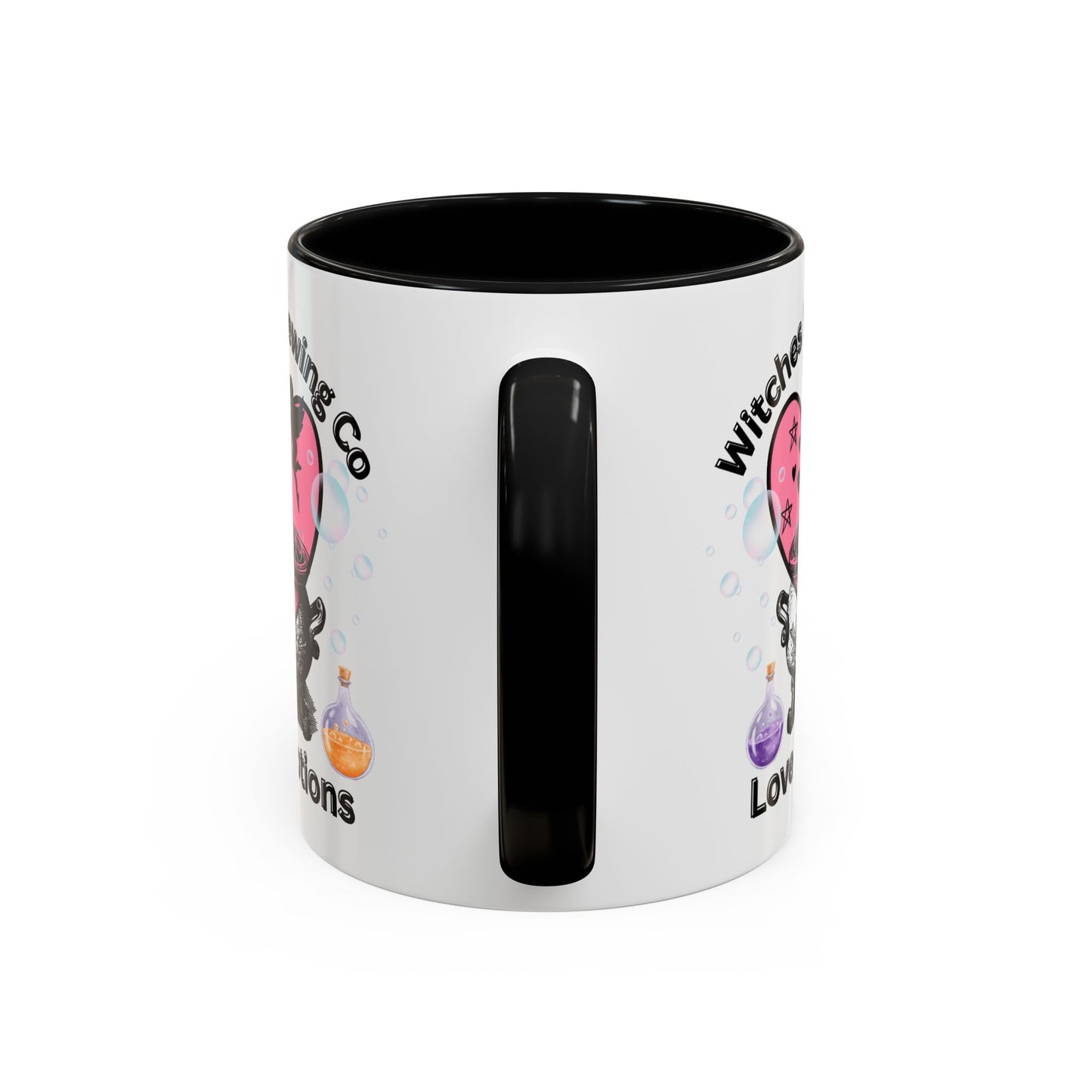Witches Brewing Co Love Potions Mug | Witchcraft Coffee Mug | Witchy Anniversary Valentine’s Day Gift | Cupid Mug | Pagan Spells Tea Cup