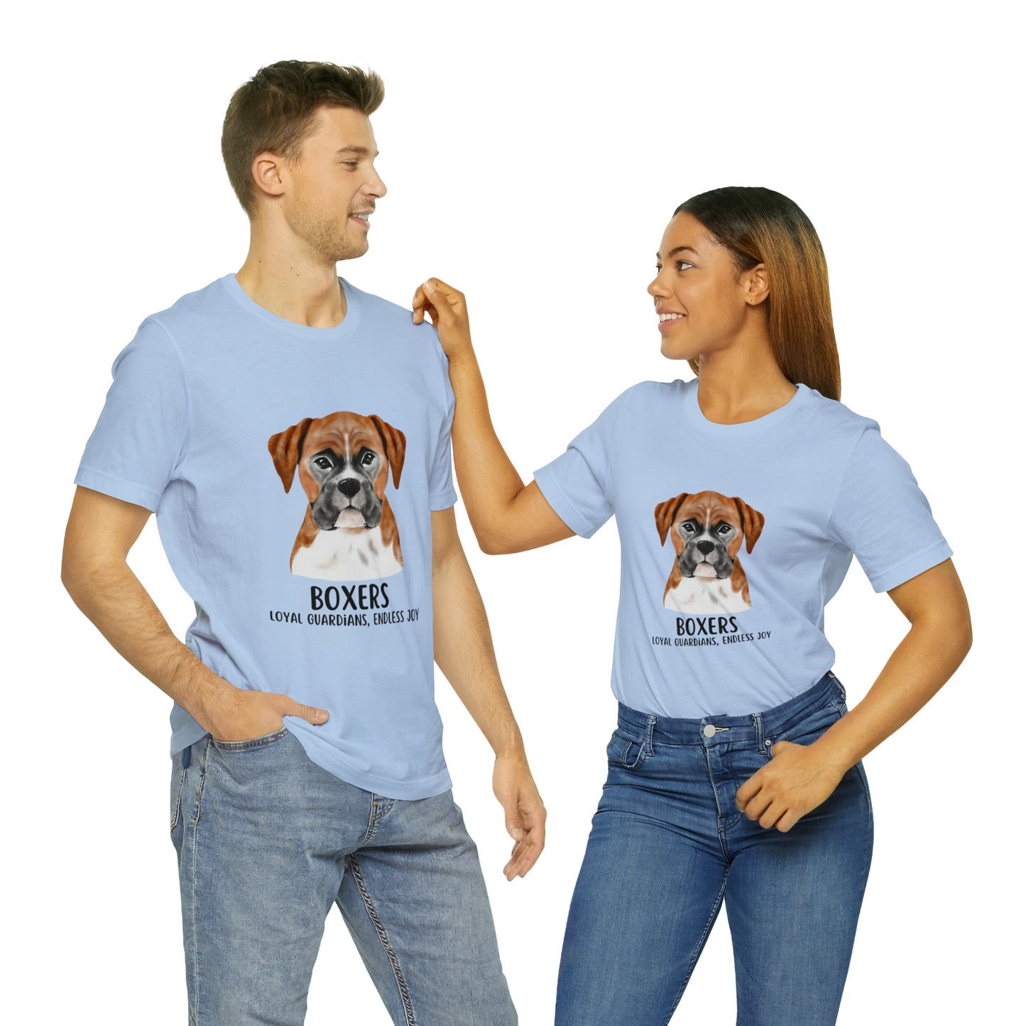 Boxer T-Shirt, Boxer Dog Shirt, Boxers Loyal Guardians Endless Joy Shirt, Cute Boxer T-Shirt, Boxer Dog Mom Shirt, Gift For Boxer Owner