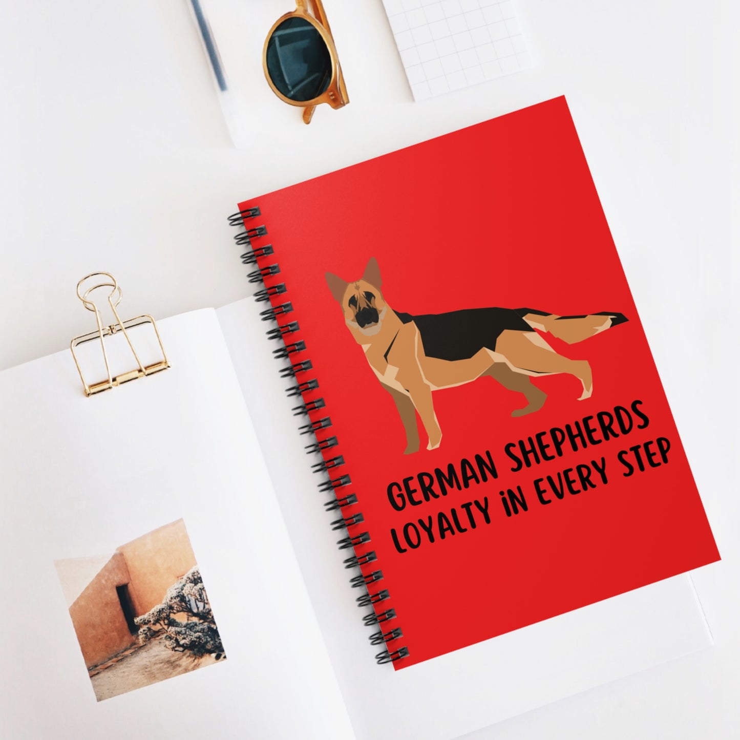 German Shepherd Notebook, German Shepherds Journal, German Shepherds Gifts, German Shepherd Mom, Dog Stationery, Dog Dad Gift