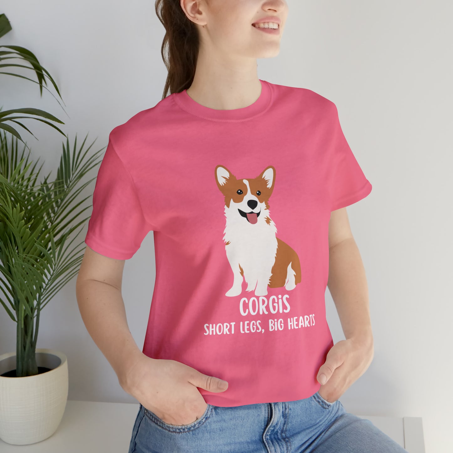 Dog Corgi T-Shirt, Corgis Short Legs Big Hearts Shirt, Corgis Shirt, Corgi T-Shirt, Dog Mom Shirt, Gift For Corgi Owner