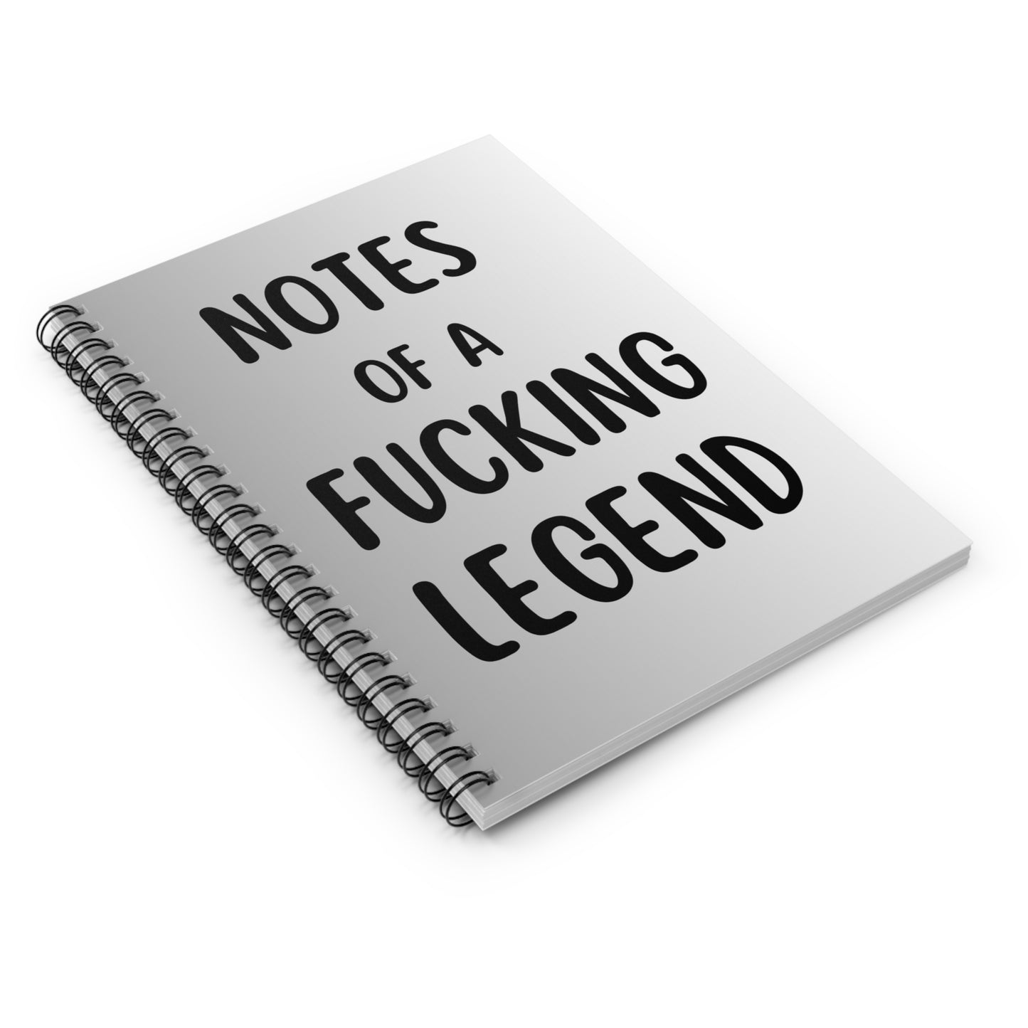 Funny Notebook, Notes Of A F*cking Legend Notebook, Funny Gift For Him or Her, Funny Journal, Funny Planner, Colleague Gift, Co-worker Gift