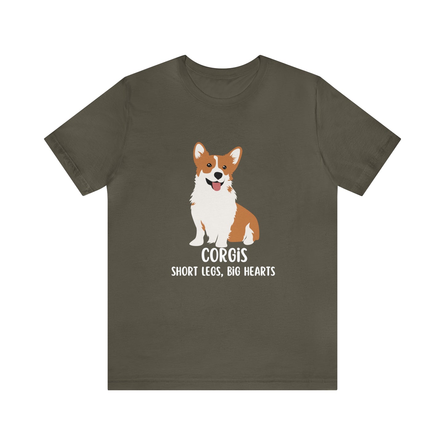 Dog Corgi T-Shirt, Corgis Short Legs Big Hearts Shirt, Corgis Shirt, Corgi T-Shirt, Dog Mom Shirt, Gift For Corgi Owner