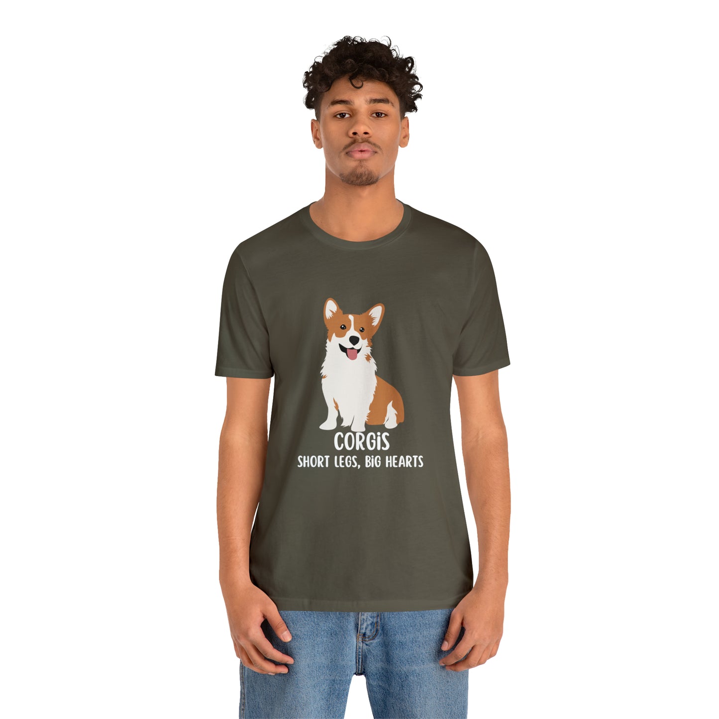 Dog Corgi T-Shirt, Corgis Short Legs Big Hearts Shirt, Corgis Shirt, Corgi T-Shirt, Dog Mom Shirt, Gift For Corgi Owner