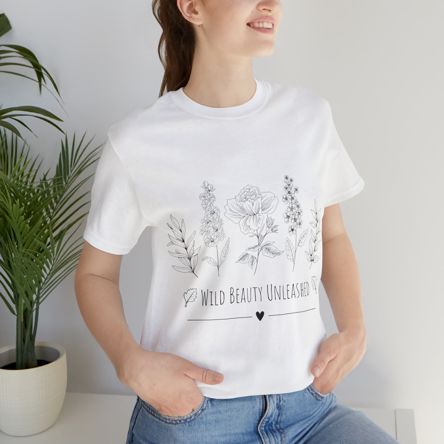 Floral Wild Beauty Unleashed T-shirt, Boho Wild Flowers Shirt, Floral Shirt, Nature Lovers Tee, Bohemian T-Shirt, Flowers Tee, Unisex Shirt