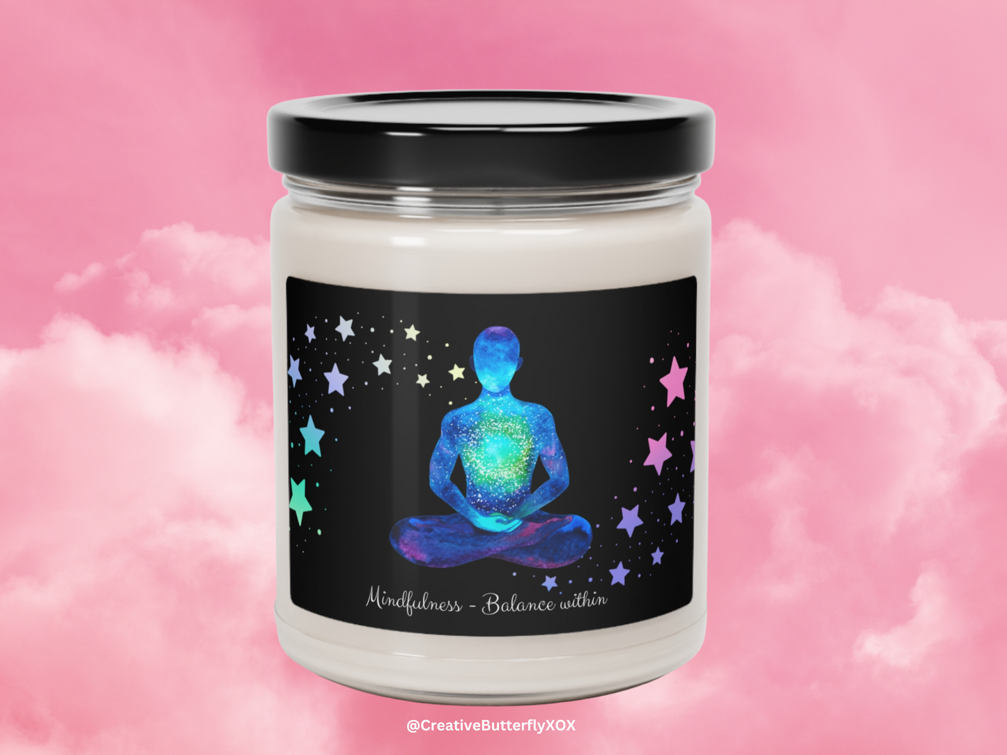 Mindfulness Candle, Meditation Candle, Aromatherapy Candle, Chakra Scented Meditate Candle, Yoga Candle, Meditation Gifts, Yoga Gifts