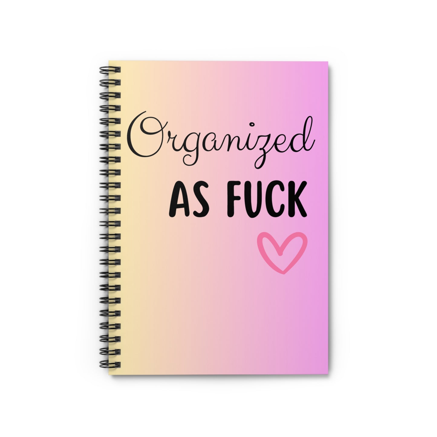 Organized as F*ck notebook | Funny gift for colleague | Office humor | Stationery for managers