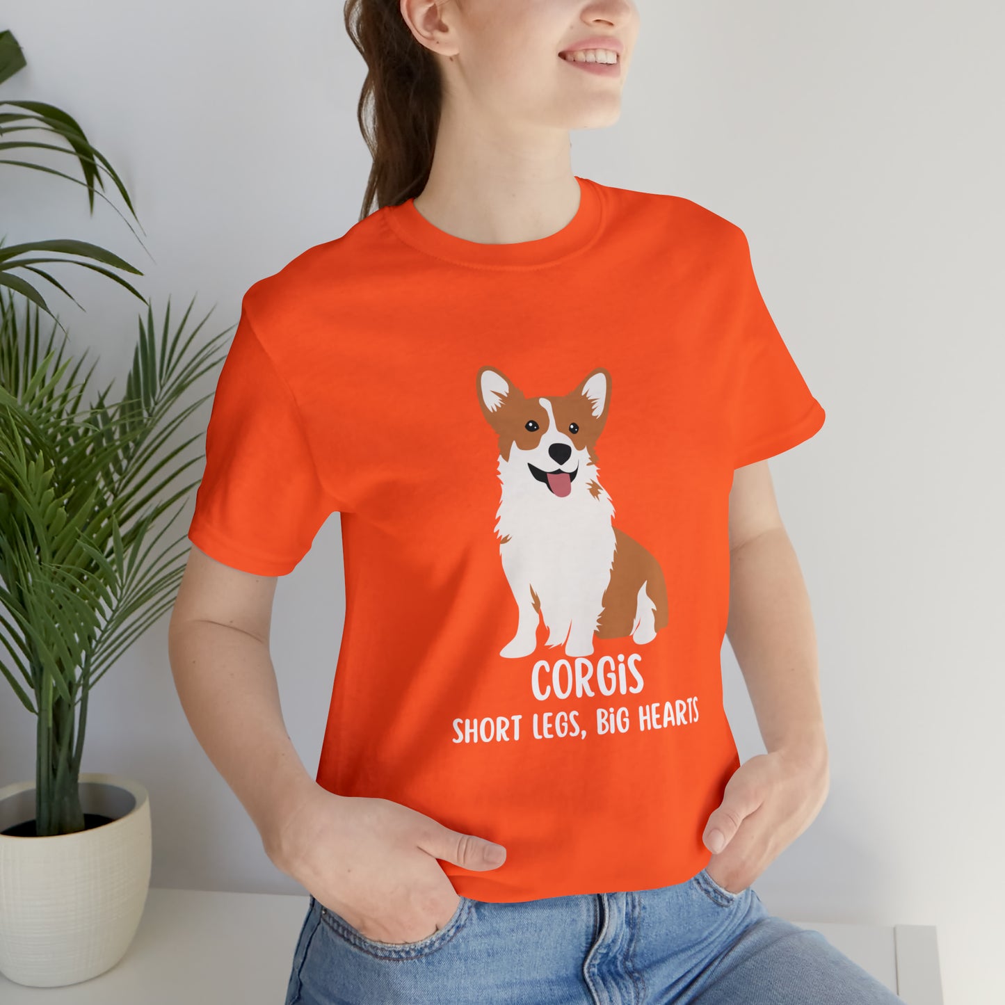 Dog Corgi T-Shirt, Corgis Short Legs Big Hearts Shirt, Corgis Shirt, Corgi T-Shirt, Dog Mom Shirt, Gift For Corgi Owner