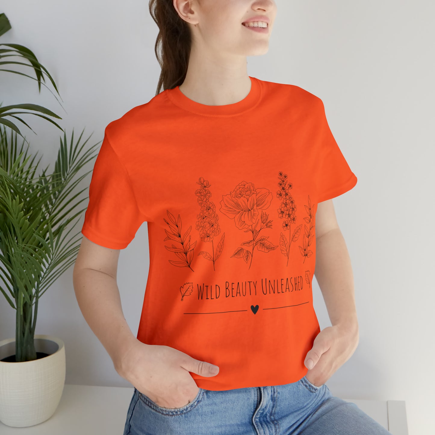Floral Wild Beauty Unleashed T-shirt, Boho Wild Flowers Shirt, Floral Shirt, Nature Lovers Tee, Bohemian T-Shirt, Flowers Tee, Unisex Shirt