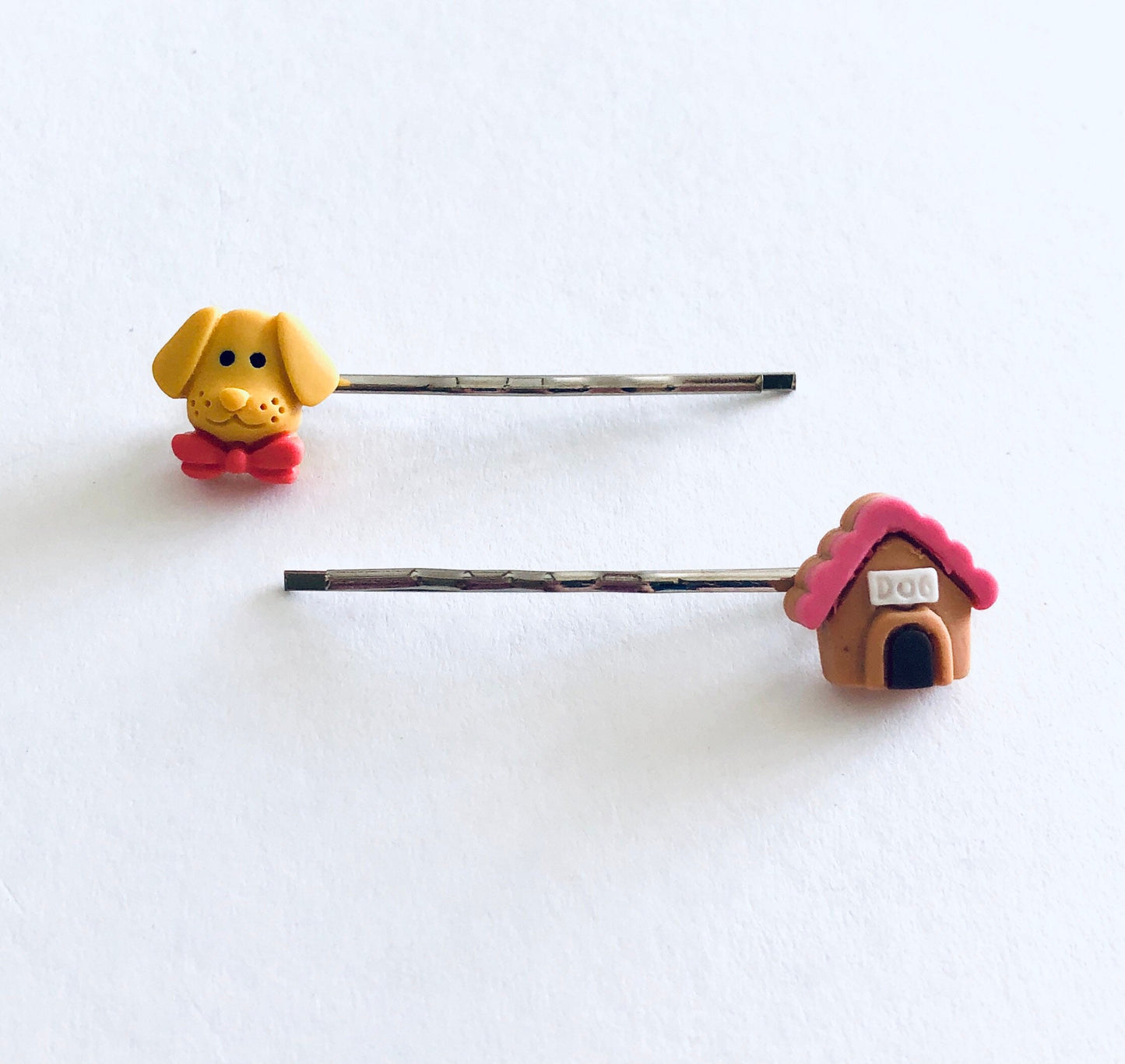 Dog House & Dog Bobby Pins, Dog Hair Clips, Labrador Hair Clips, Fur Babies Dog Mom, Little Girls Hair Accessories