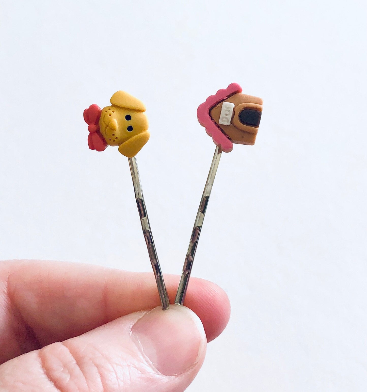 Dog House & Dog Bobby Pins, Dog Hair Clips, Labrador Hair Clips, Fur Babies Dog Mom, Little Girls Hair Accessories