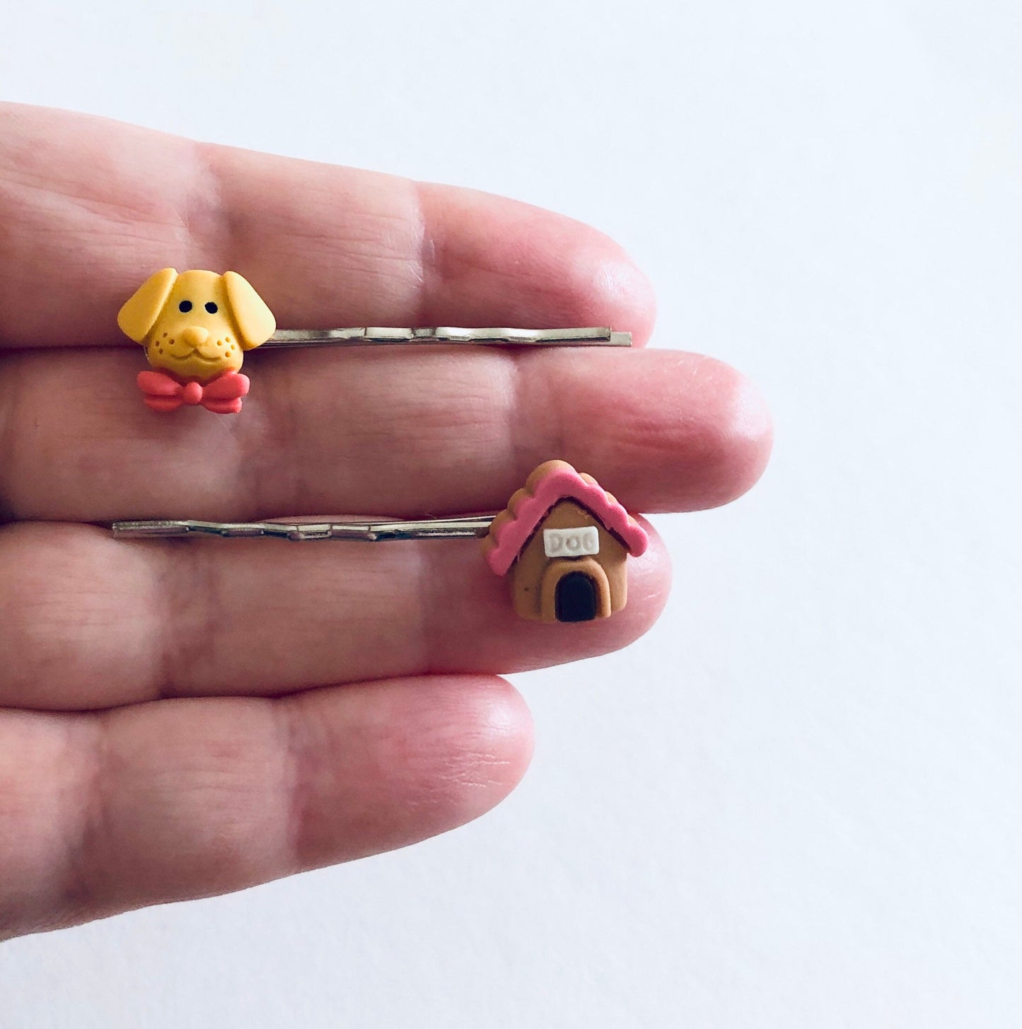 Dog House & Dog Bobby Pins, Dog Hair Clips, Labrador Hair Clips, Fur Babies Dog Mom, Little Girls Hair Accessories