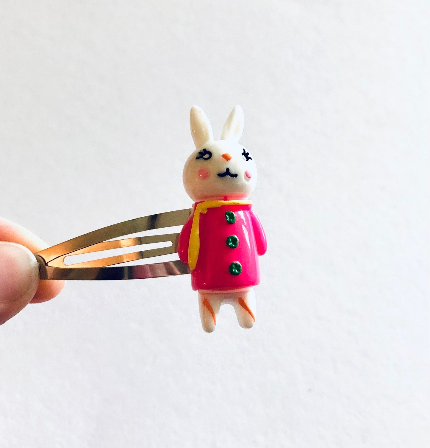 Alice In Wonderland Wonderland Rabbit Hair Clips, Magical Bunny Rabbit Hair Clips, Whimsical Cottagecore Aesthetic Woodlands Forest Animals