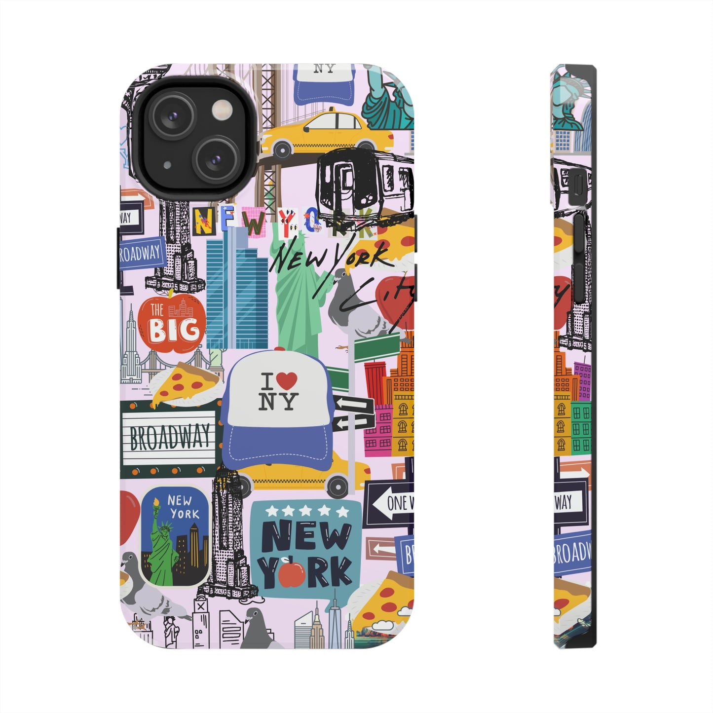 New York Phone Case, NYC Collage Phone Case, Aesthetic Manhattan Phone Case, NY Style Tough Phone Cases