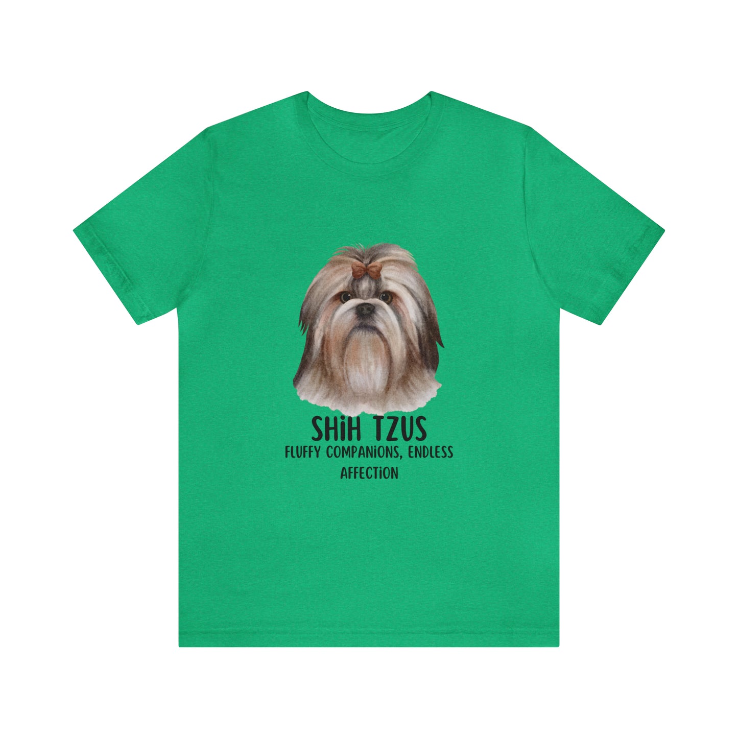 Shih Tzu T-Shirt, Shih Tzu Shirt, Dog Tee, Shih Tzus Fluffy Companions Endless Affection Shirt, Shih Tzu Owner Gift, Teacup Dog Bread