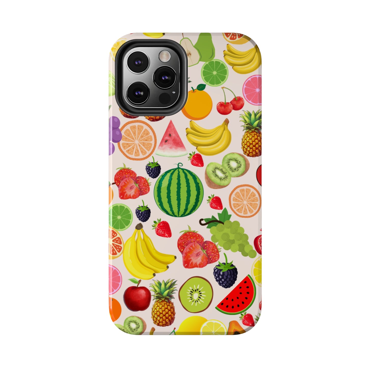 Fruit Phone Case, Fruits Collage Phone Case, Scrapbook Aesthetic Fruits Phone Case, Vegan Vegetarian, Spring Phone Case, Summer Phone Case