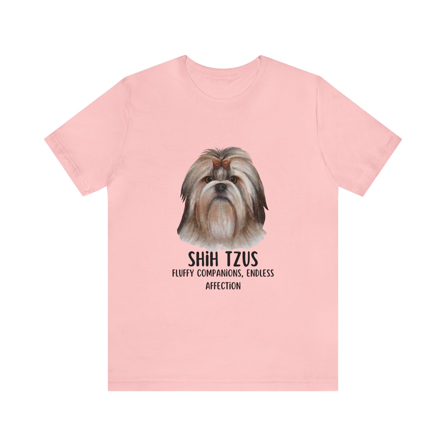 Shih Tzu T-Shirt, Shih Tzu Shirt, Dog Tee, Shih Tzus Fluffy Companions Endless Affection Shirt, Shih Tzu Owner Gift, Teacup Dog Bread