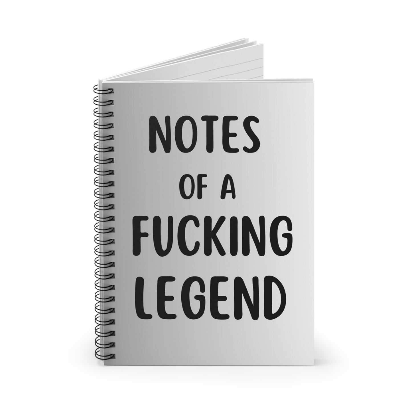 Funny Notebook, Notes Of A Fucking Legend Notebook, Funny Gift For Him or Her, Funny Journal, Funny Planner, Colleague Gift, Co-worker Gift