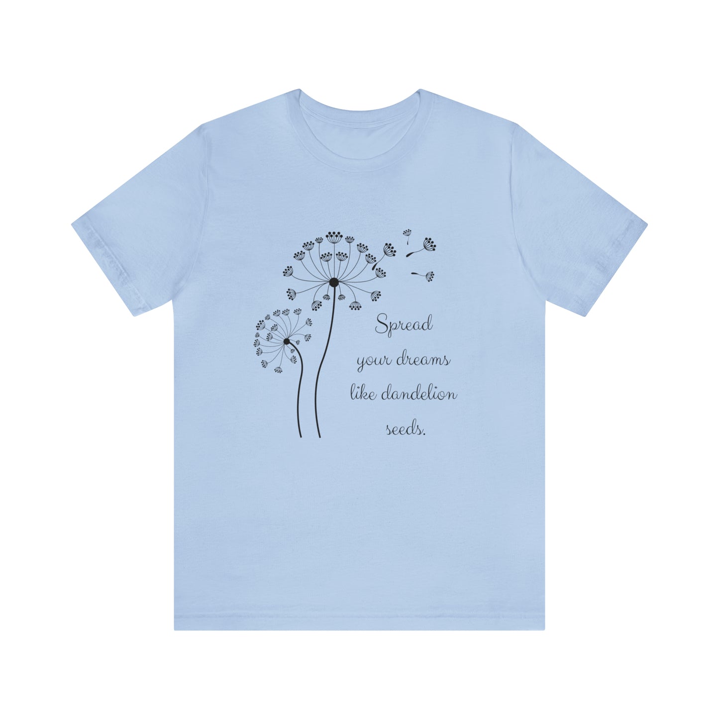 Dandelion Seeds T-Shirt, Boho Dandelion Seeds Shirt, Dandelion Shirt, Wild Flowers Shirt, Bohemian T-Shirt, Hippie Vibes Shirt, Flower Shirt