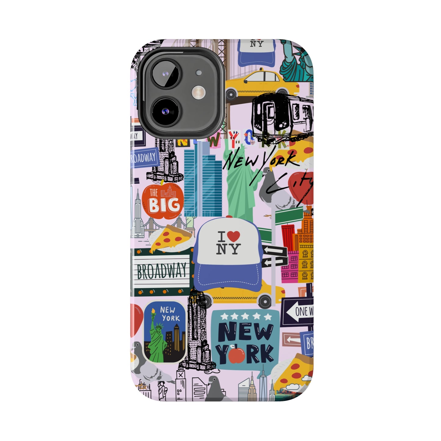 New York Phone Case, NYC Collage Phone Case, Aesthetic Manhattan Phone Case, NY Style Tough Phone Cases