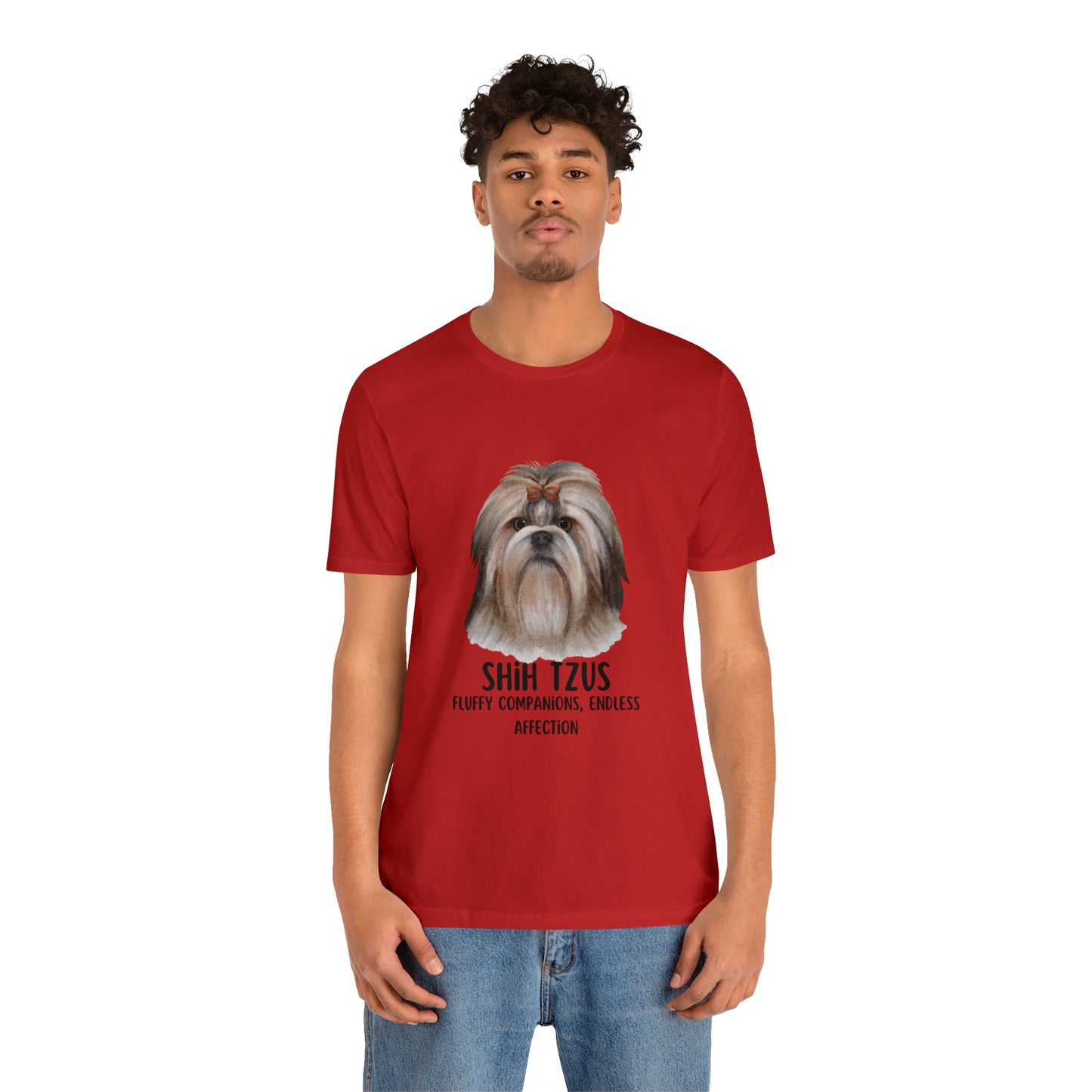 Shih Tzu T-Shirt, Shih Tzu Shirt, Dog Tee, Shih Tzus Fluffy Companions Endless Affection Shirt, Shih Tzu Owner Gift, Teacup Dog Bread