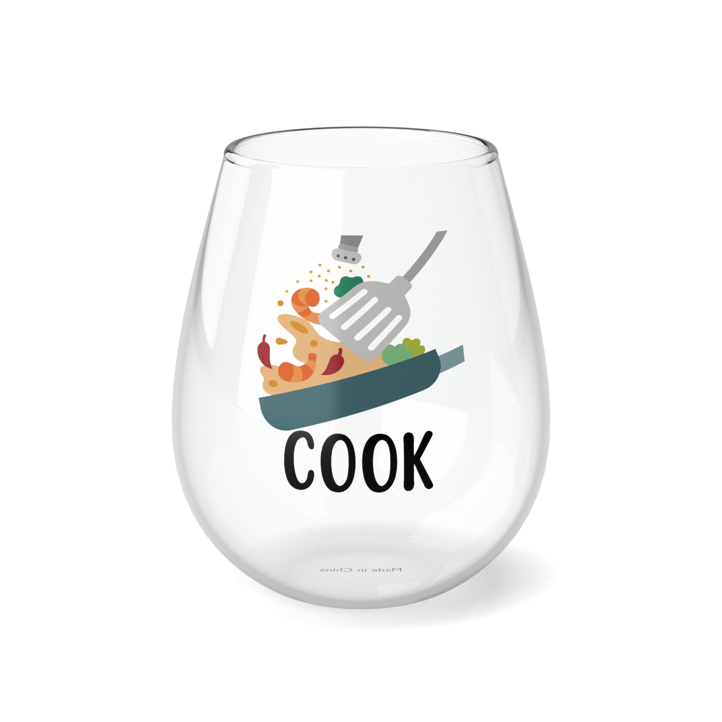 Cook Wine Glass, Cook Gift, Chef Wine Glass, Cook Stemless Wine Glass, Cooking Wine Glass, Profession Wine Glass, Hobbies Gift For Cook