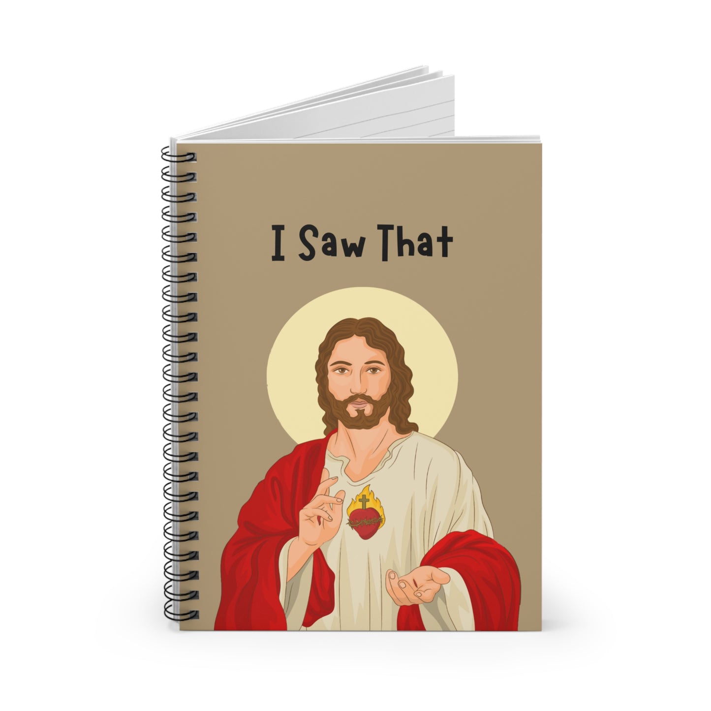 Jesus Notebook, Funny I Saw That Jesus Meme Notebook, Funny Journal, Funny Jesus Journal, Jesus Stationery, Funny Christian Notebook Gift