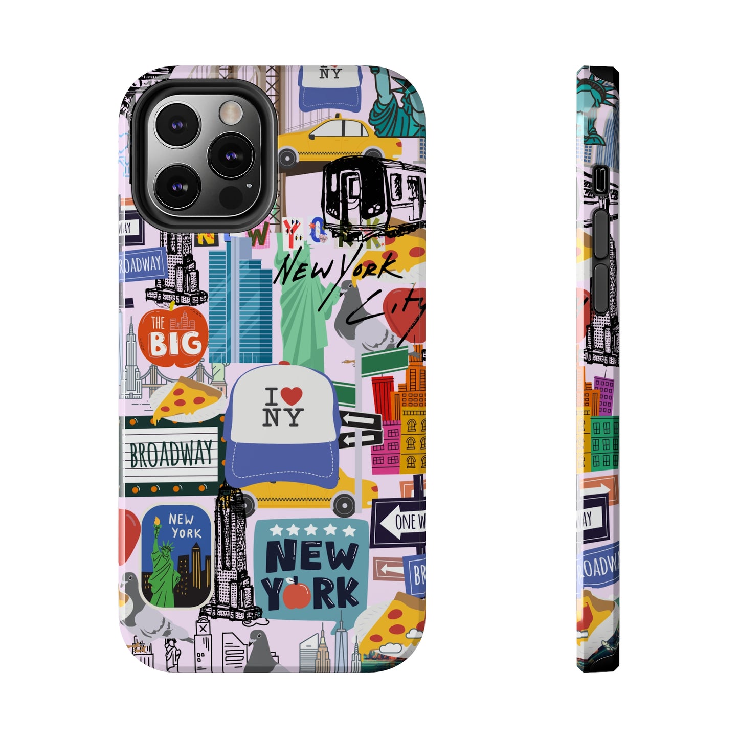 New York Phone Case, NYC Collage Phone Case, Aesthetic Manhattan Phone Case, NY Style Tough Phone Cases