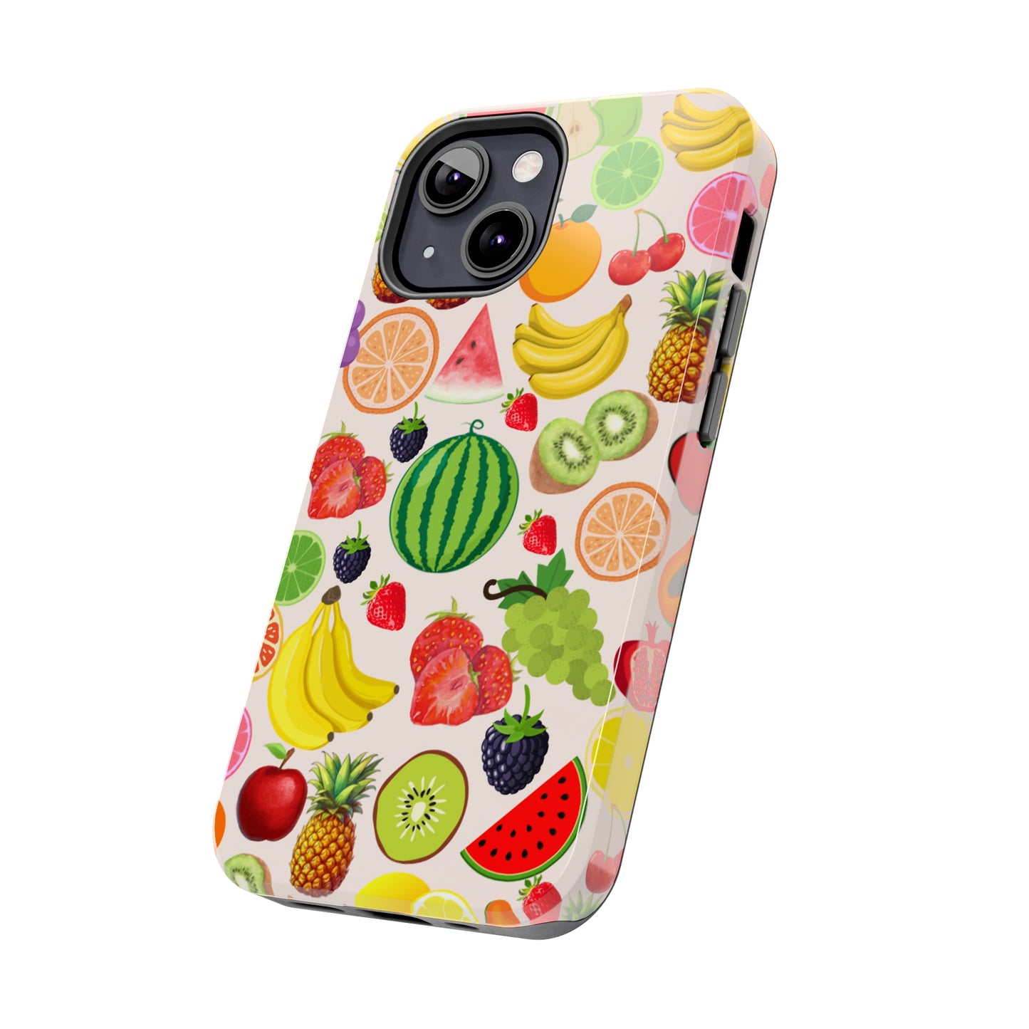 Fruit Phone Case, Fruits Collage Phone Case, Scrapbook Aesthetic Fruits Phone Case, Vegan Vegetarian, Spring Phone Case, Summer Phone Case