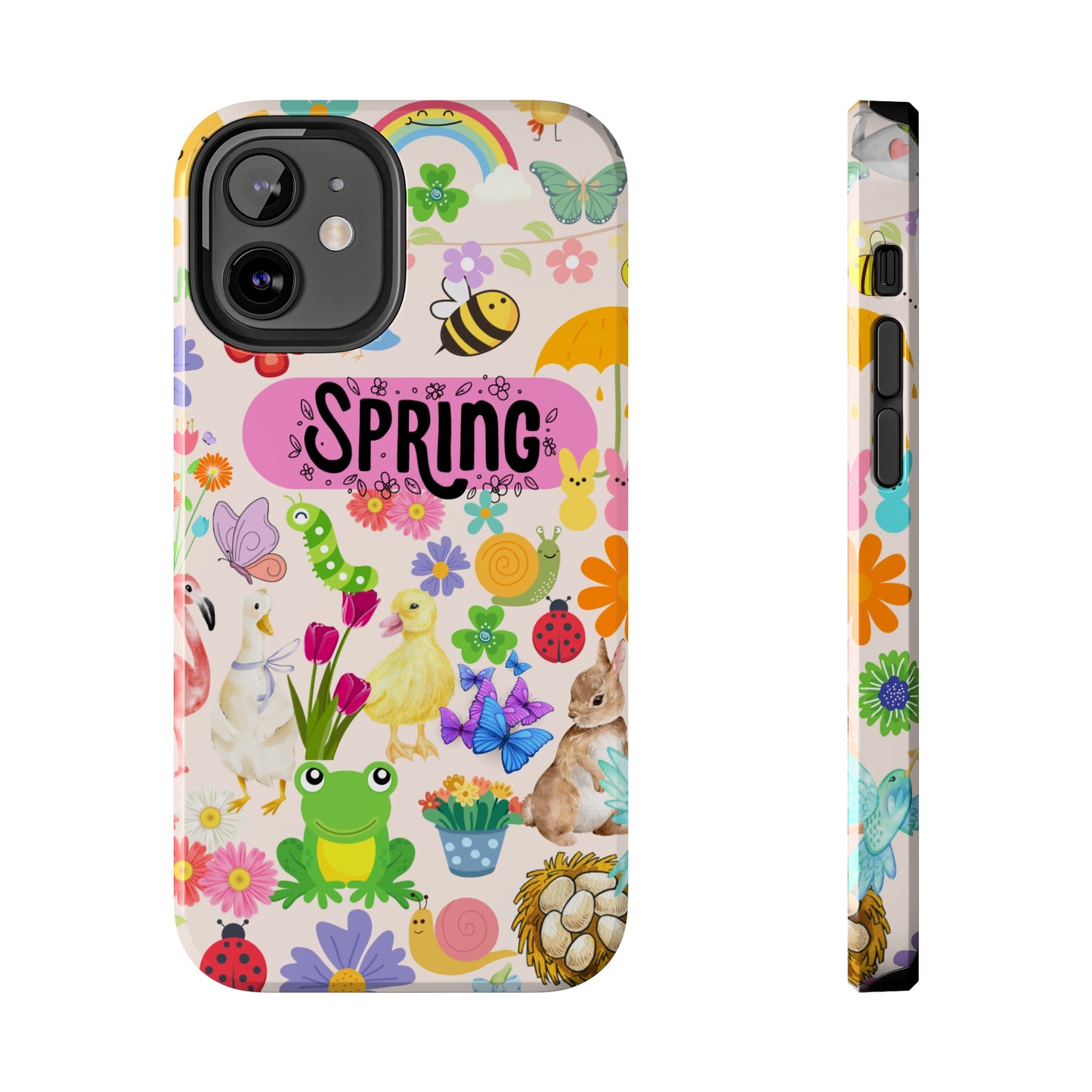 Spring Collage Phone Case, Aesthetic Spring Day Phone Case