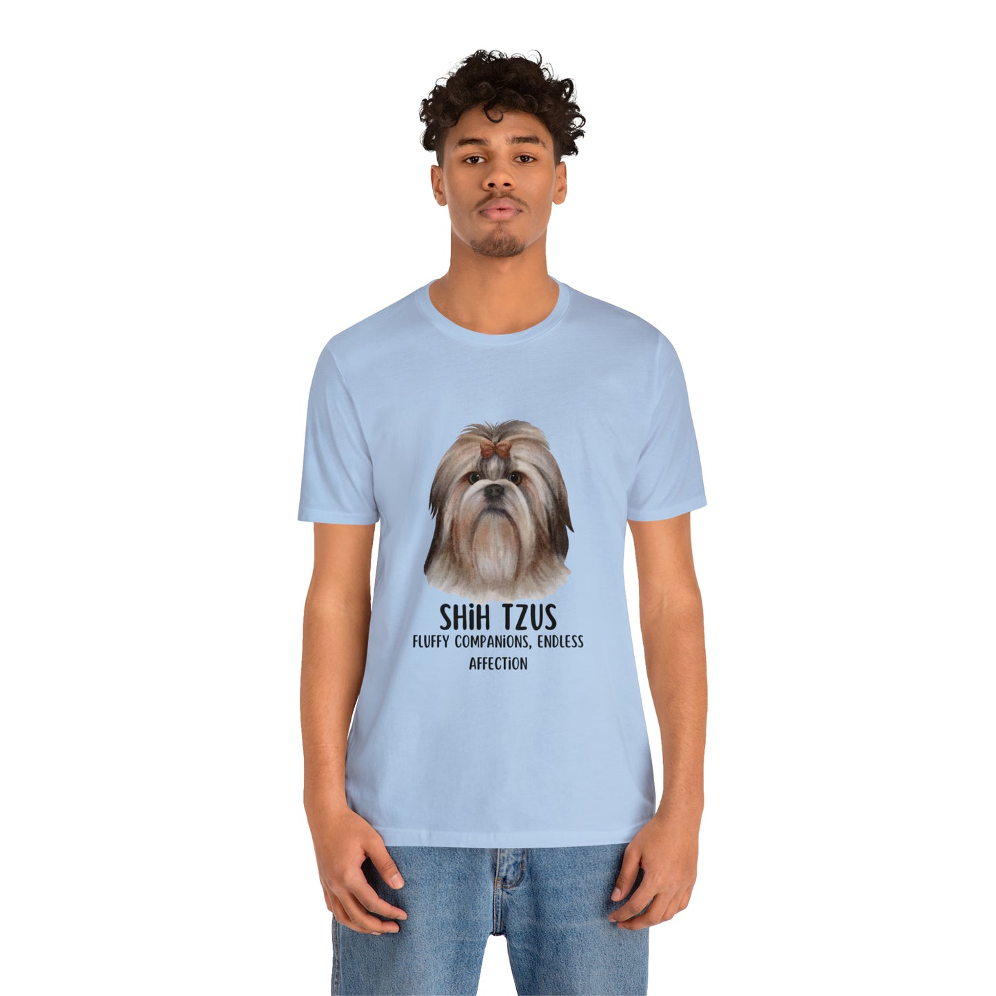 Shih Tzu T-Shirt, Shih Tzu Shirt, Dog Tee, Shih Tzus Fluffy Companions Endless Affection Shirt, Shih Tzu Owner Gift, Teacup Dog Bread