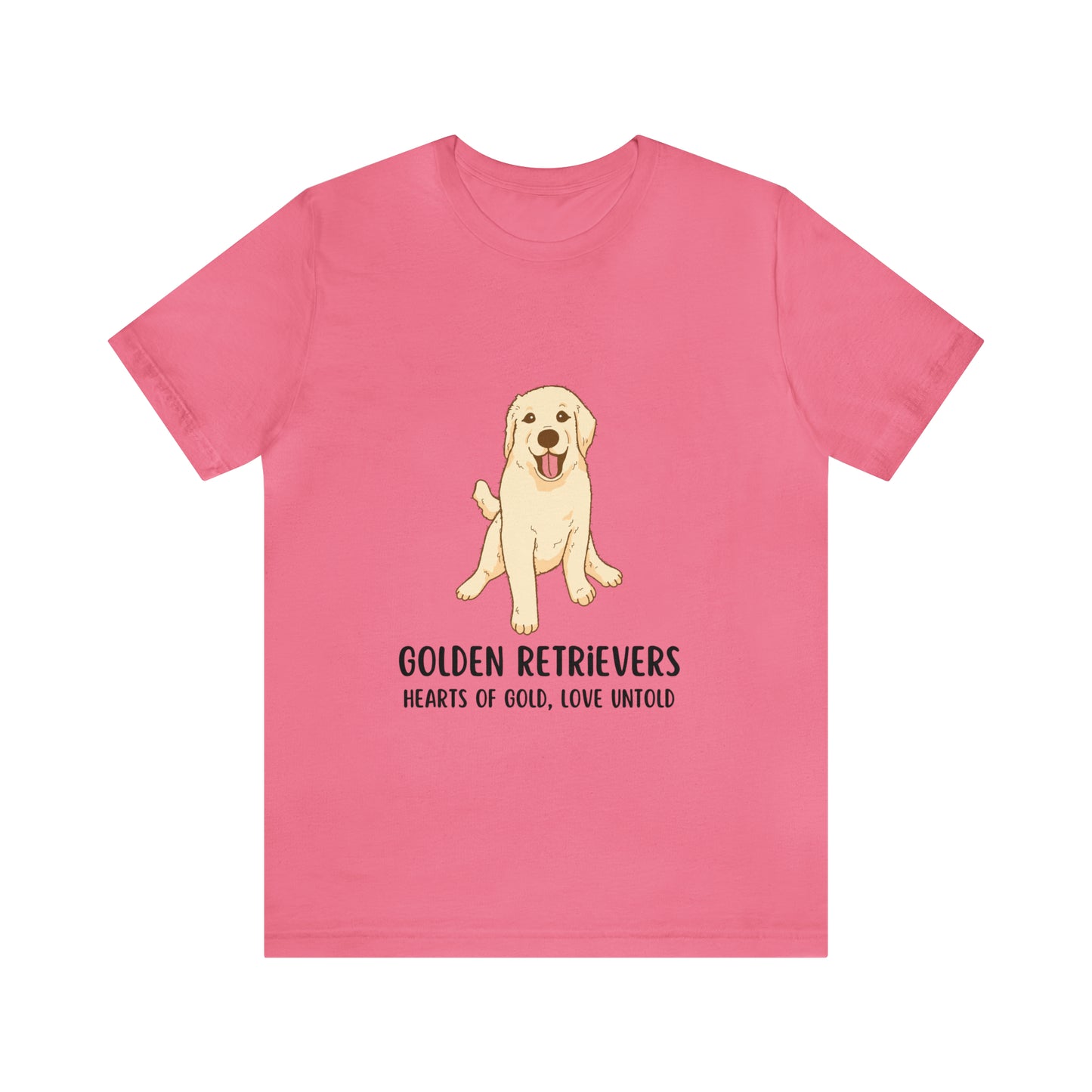 Golden Retriever T-Shirt, Golden Retriever Shirt, Dog Tee, Golden Retrievers Hearts of Gold Love Untold Shirt, Golden Retriever Owner Gift