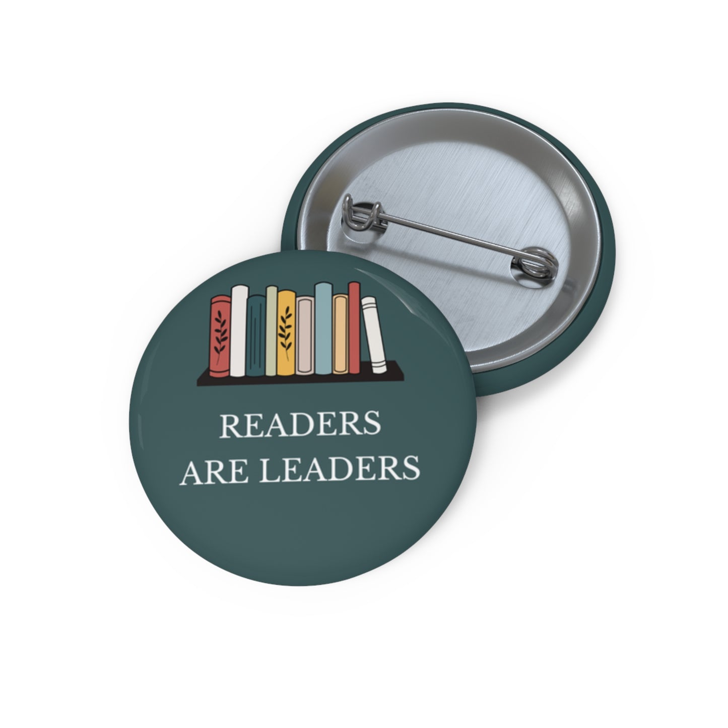 Readers Are Leaders Pin Button, Bookish Gift For Reader, Readers Pin, Readers Button, Love To Read Pin