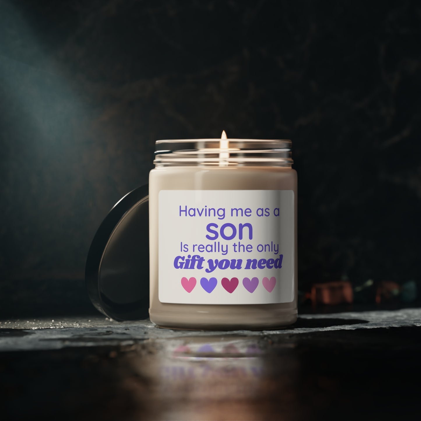 Having Me As A Son Candle, Mom Candle, Funny Candle Gift For Mom From Son, Scented Soy Wax Candle 9oz, Mother Candle, Birthday Candle