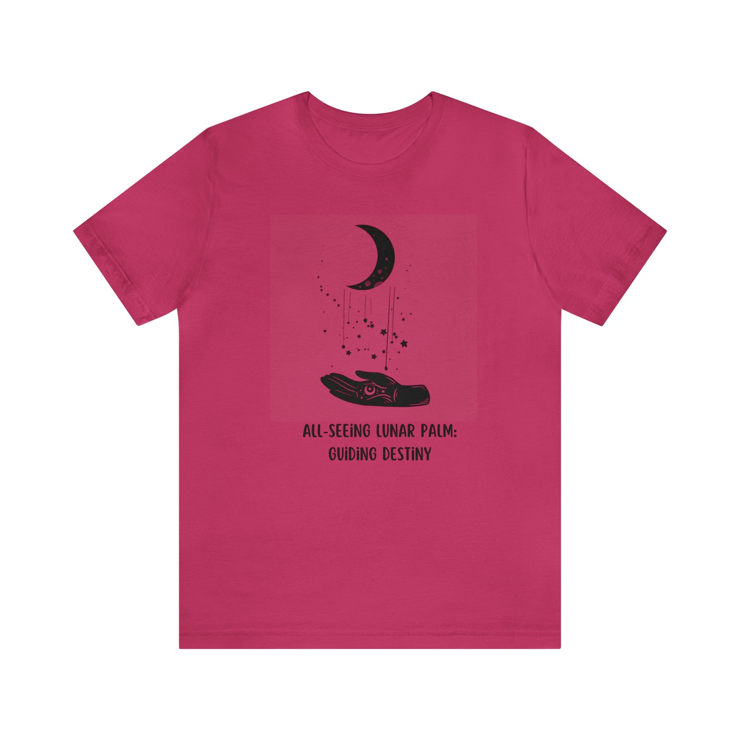 All Seeing Eye T-Shirt, All Seeing Luna Palm: Guiding Destiny Shirt, Celestial Shirt, Moon Shirt, Witchy Woman T-Shirt, Luna Shirt Unisex