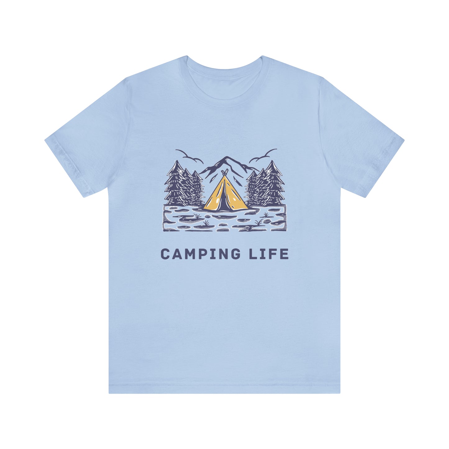 Camping Life T-Shirt, Camp Shirt, Camping Shirt, Nature Shirt, Outdoors T-Shirt, Park Shirt, Tent Shirt, Family Camping Trip Shirt, Boho