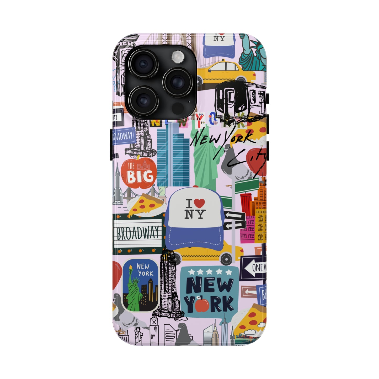 New York Phone Case, NYC Collage Phone Case, Aesthetic Manhattan Phone Case, NY Style Tough Phone Cases