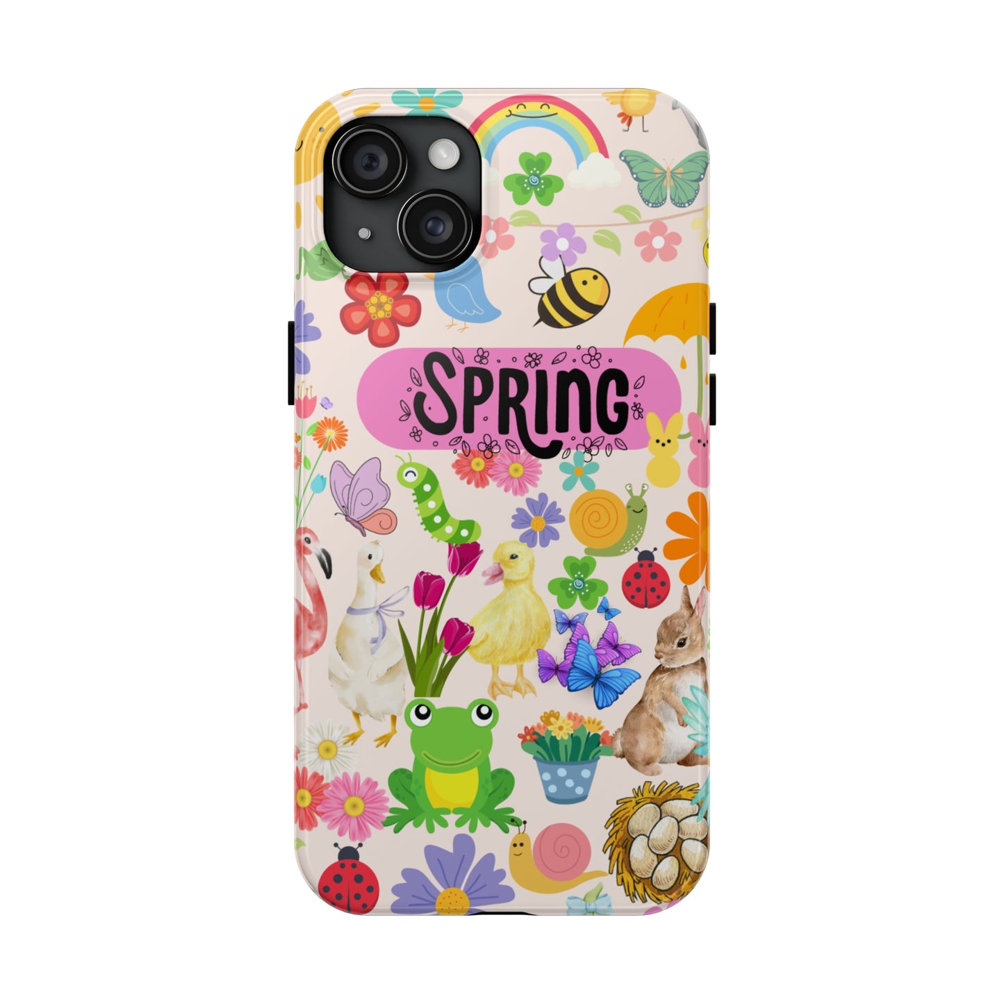 Spring Collage Phone Case, Aesthetic Spring Day Phone Case