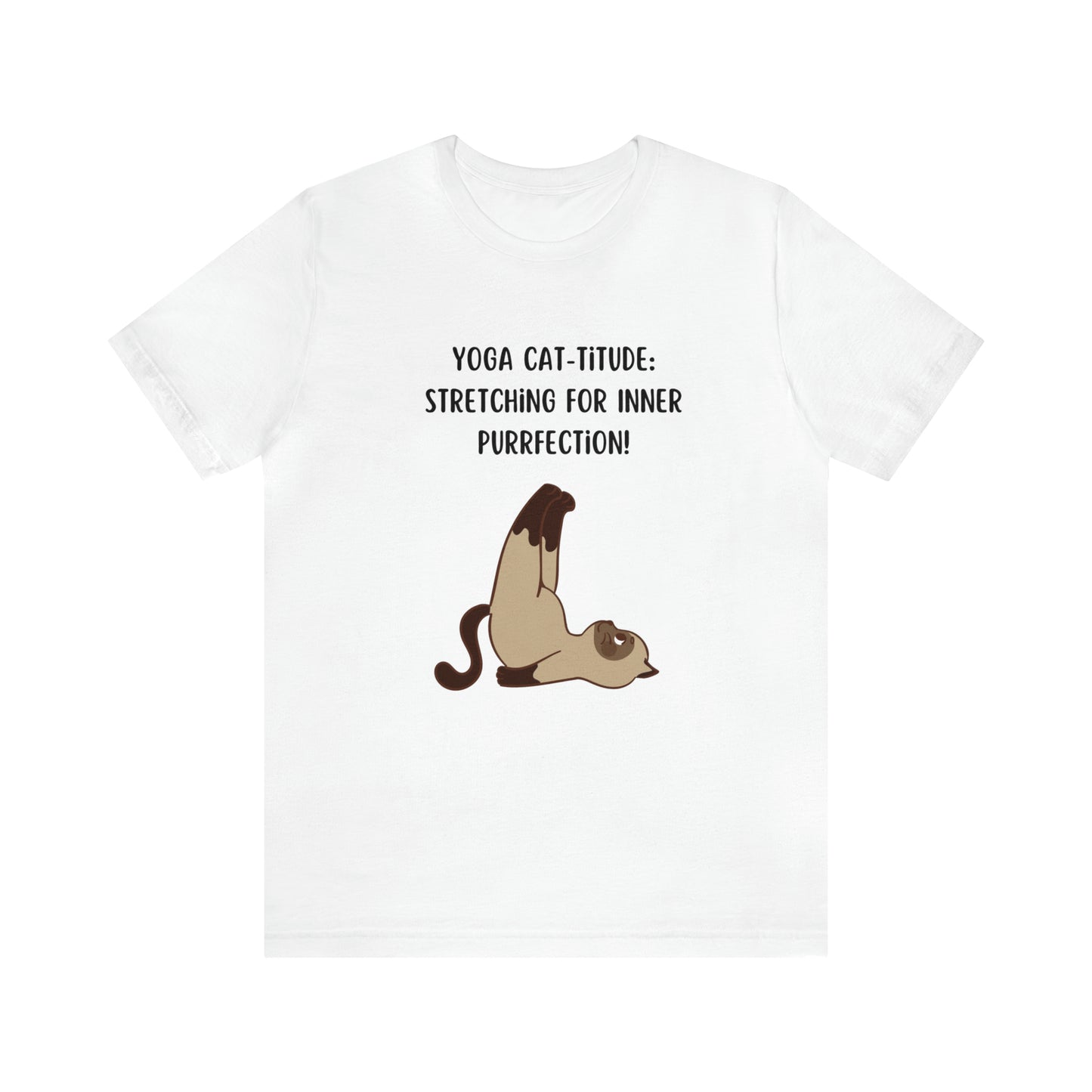 Yoga Cat T-Shirt, Yoga Shirt, Yoga Cat-titude Shirt, Yoga T-Shirt, Yoga Poses Shirt, Yoga Teacher Shirt, Gift For Yoga Teacher or Yoga Lover