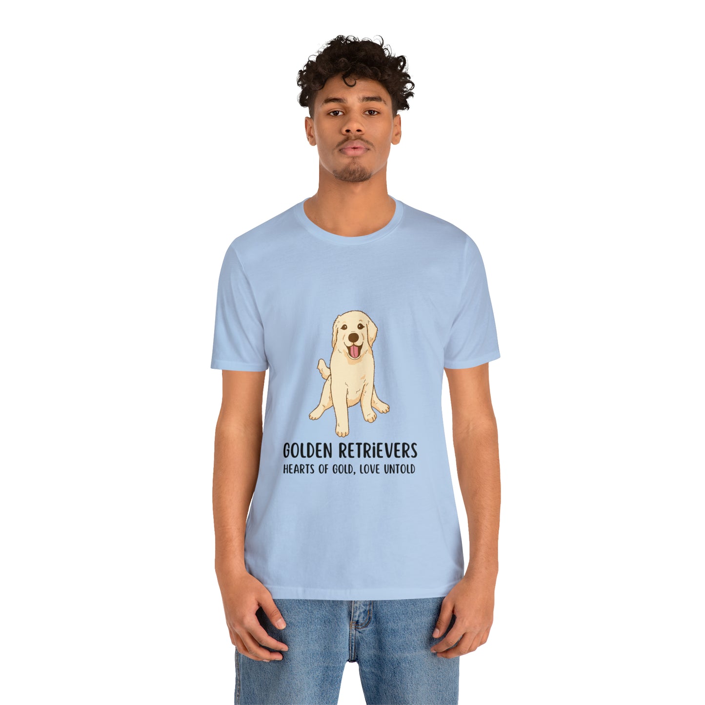 Golden Retriever T-Shirt, Golden Retriever Shirt, Dog Tee, Golden Retrievers Hearts of Gold Love Untold Shirt, Golden Retriever Owner Gift