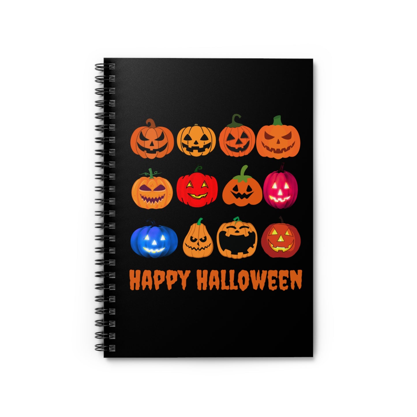 Jack O'Lantern Notebook, Pumpkin Notebook, Halloween Notebook, Jack O' Lantern Journal, Trick or Treat Notebook, Halloween Gifts For Her