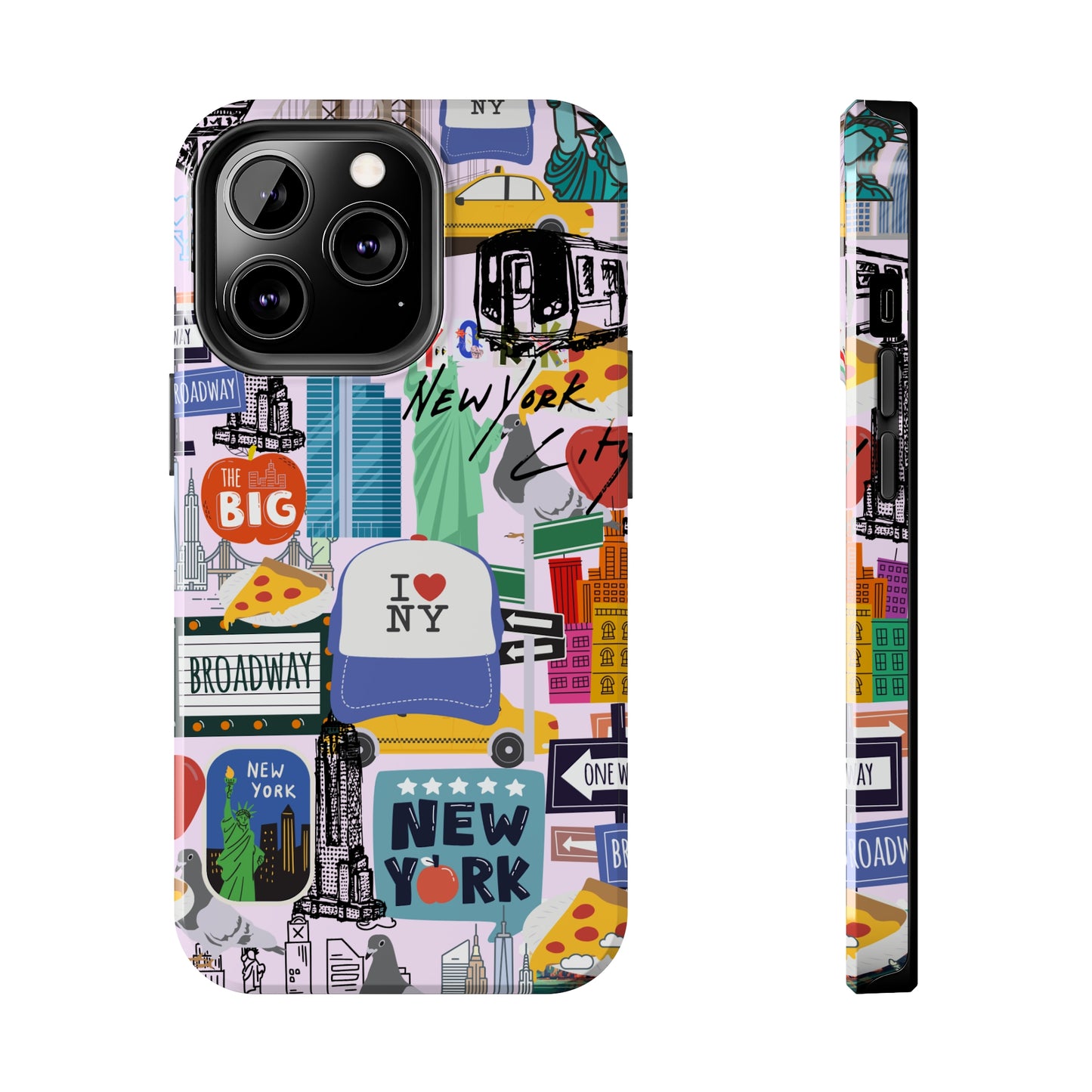 New York Phone Case, NYC Collage Phone Case, Aesthetic Manhattan Phone Case, NY Style Tough Phone Cases