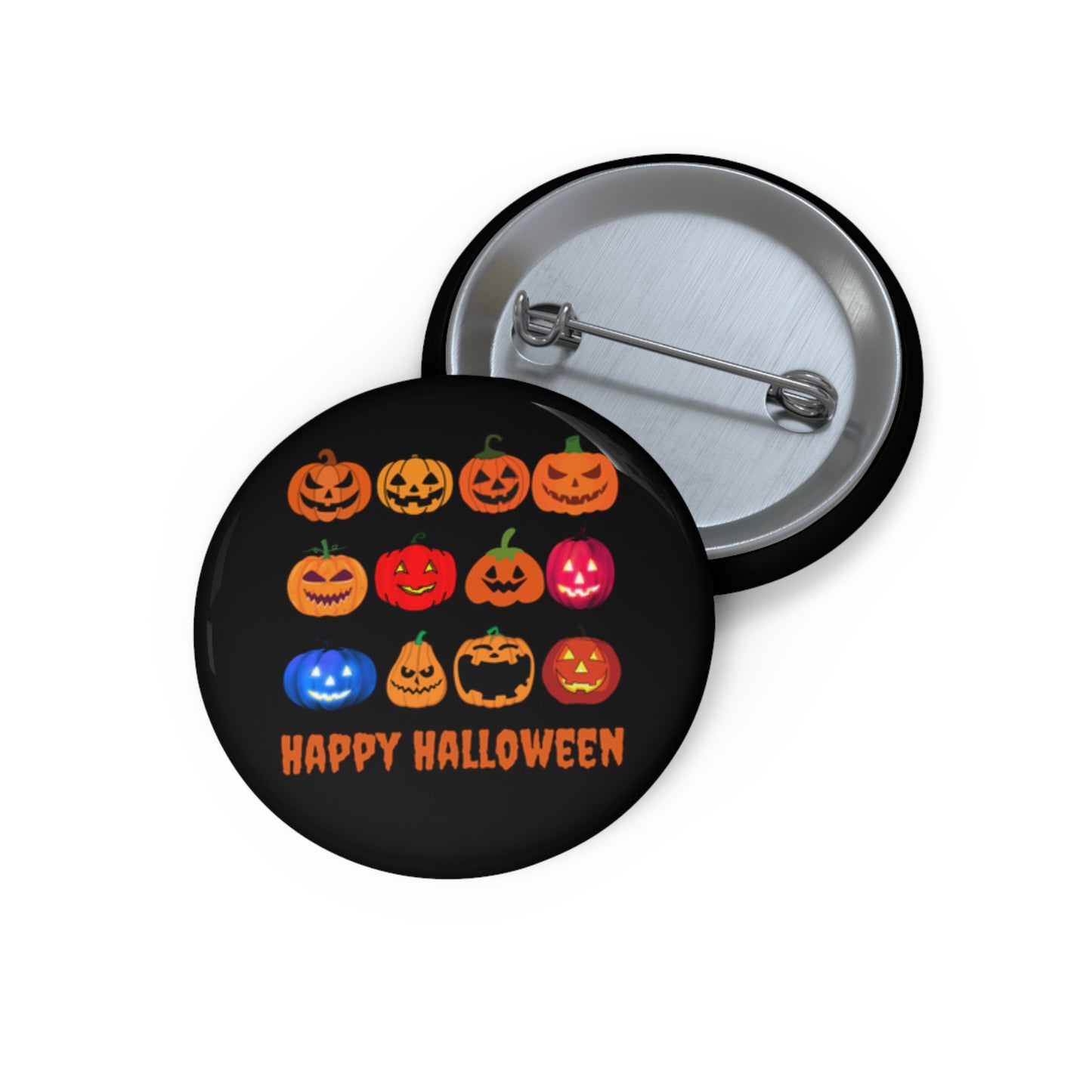 Jack O' Lantern Pin, Jack O' Lantern Button, Pumpkins Pin, Pumpkins Button, Halloween Pin Back Button, Halloween Gift, Pumpkin Badge