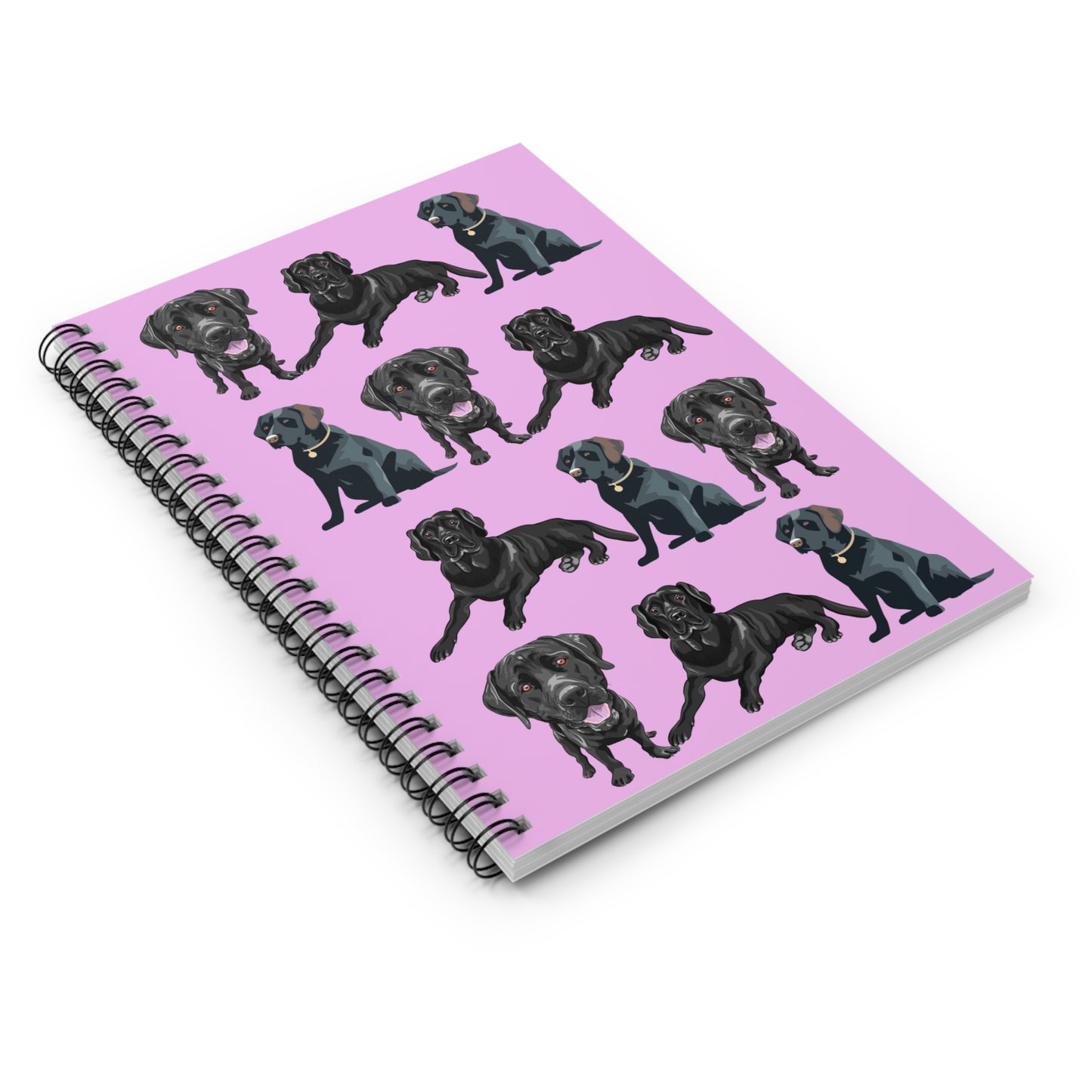 Black Lab Notebook, Black Lab Gifts, Labrador Notebook, Black Labrador Retriever Notebook, Labrador Notepad, Black Labrador Stationery