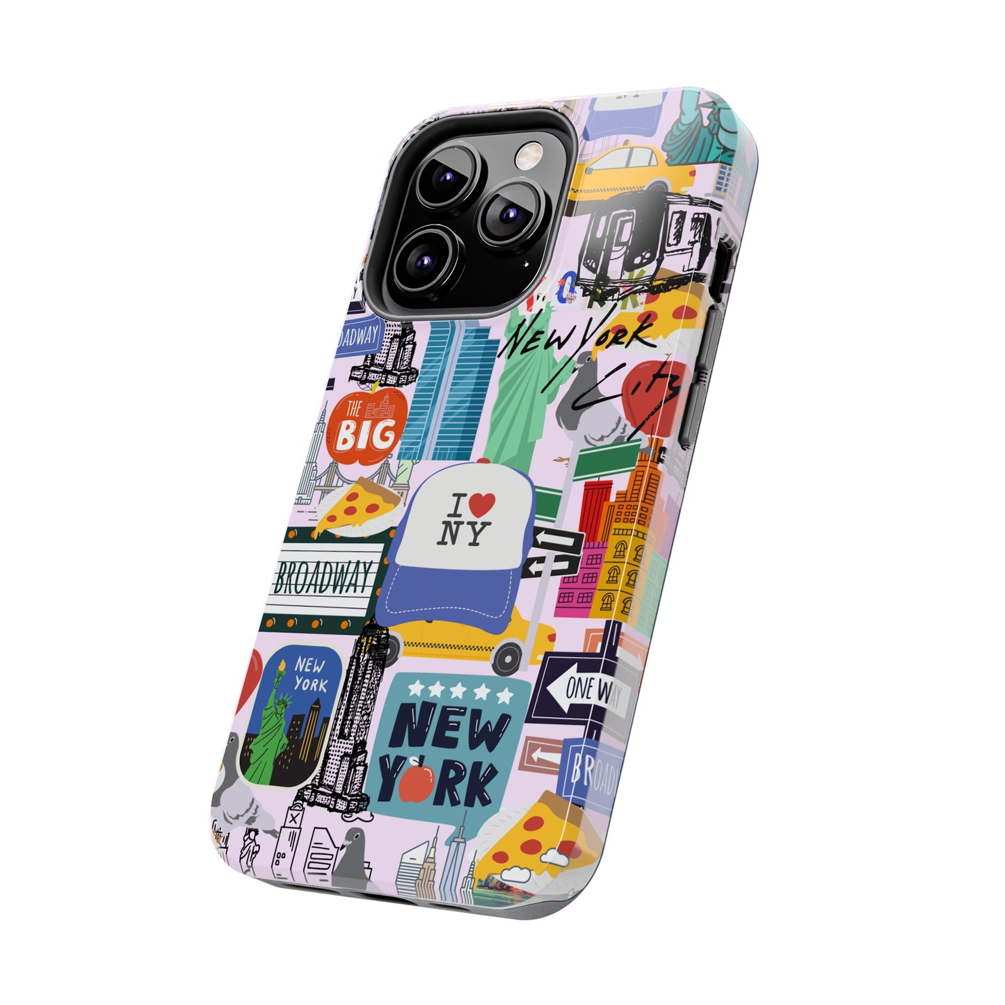 New York Phone Case, NYC Collage Phone Case, Aesthetic Manhattan Phone Case, NY Style Tough Phone Cases